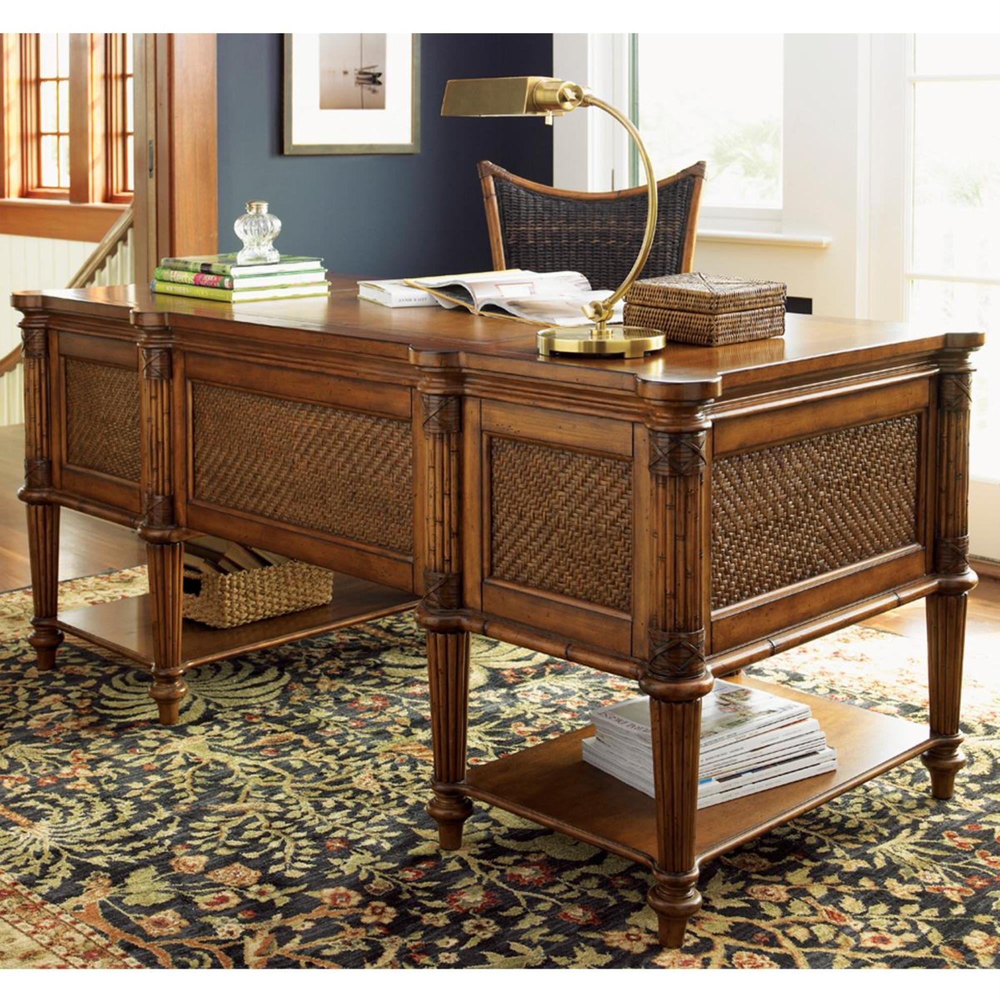 Tommy Bahama Home Island Estate Fraser Desk Nebraska Furniture Mart