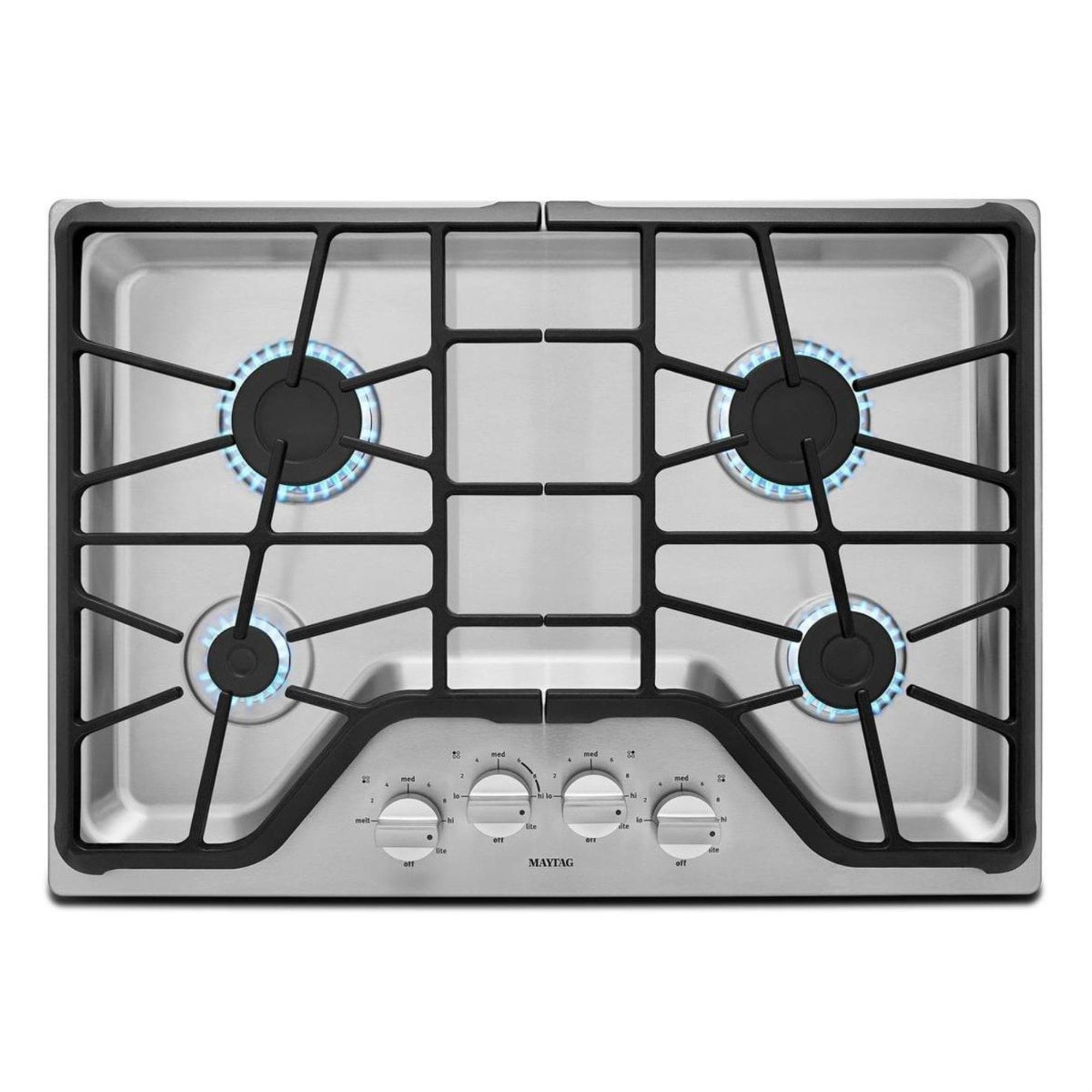 Maytag 30" Gas Cooktop with Power Burner | Nebraska Furniture Mart