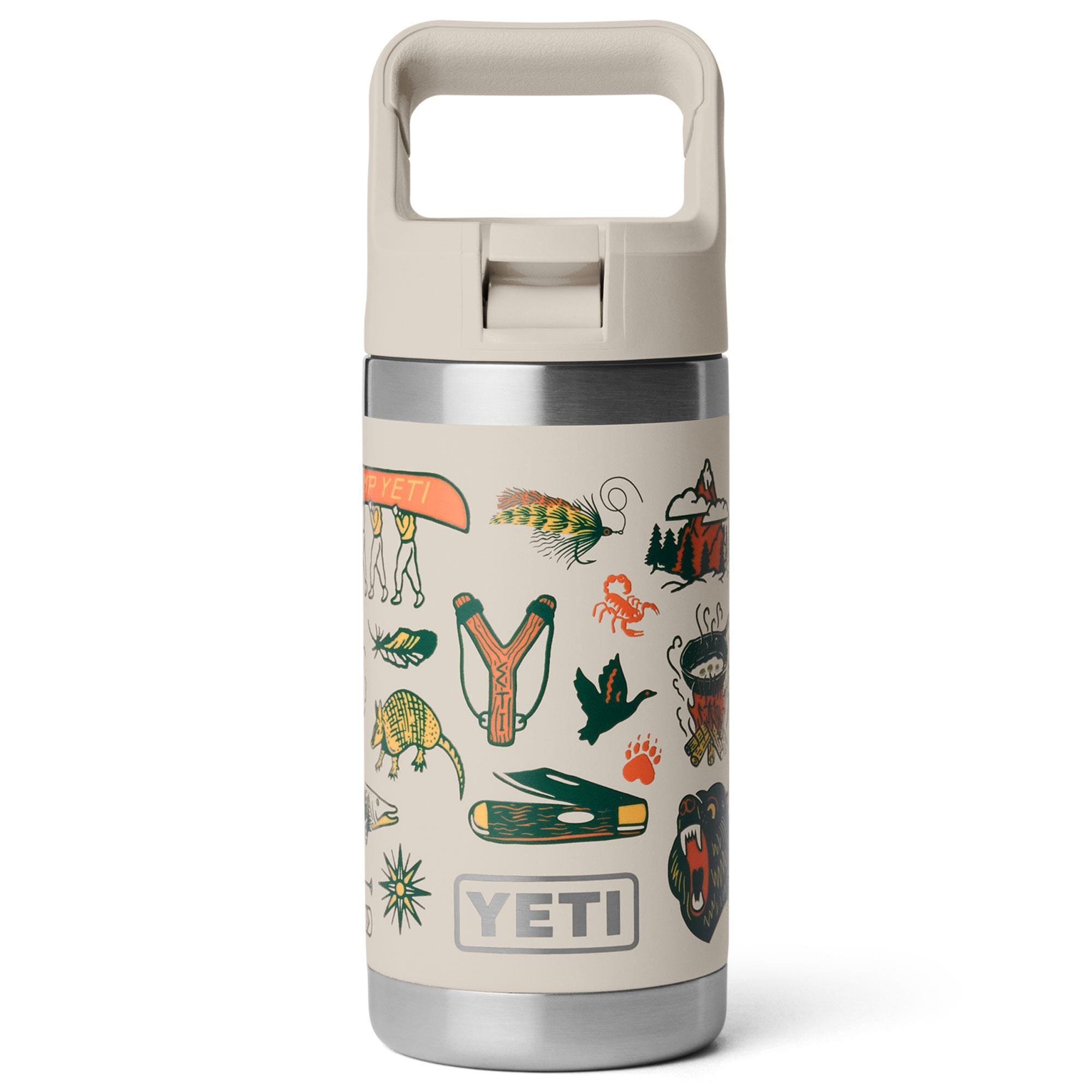 YETI Rambler Jr. 12 Oz Kids Water Bottle with Color-Matched Straw