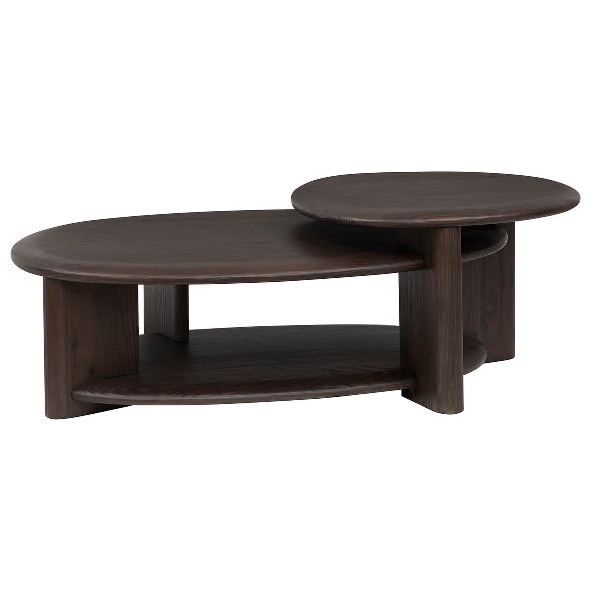 Nicolette Home Upton Cocktail Table in Coffee Bean