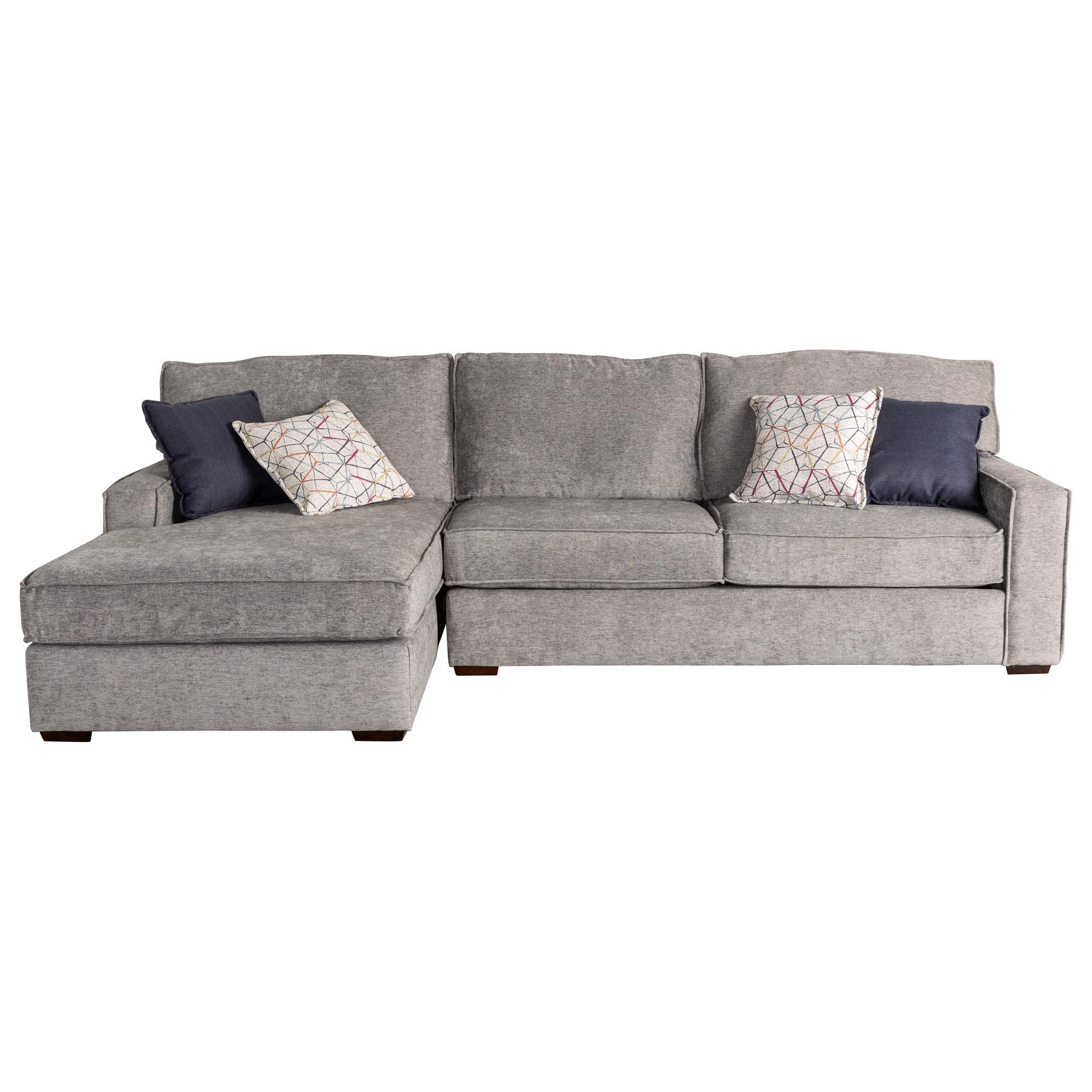 Ball Creek Designs Lyndon 2-Piece Left Facing Sectional with Chaise in  Brevard Greys | Nebraska Furniture Mart