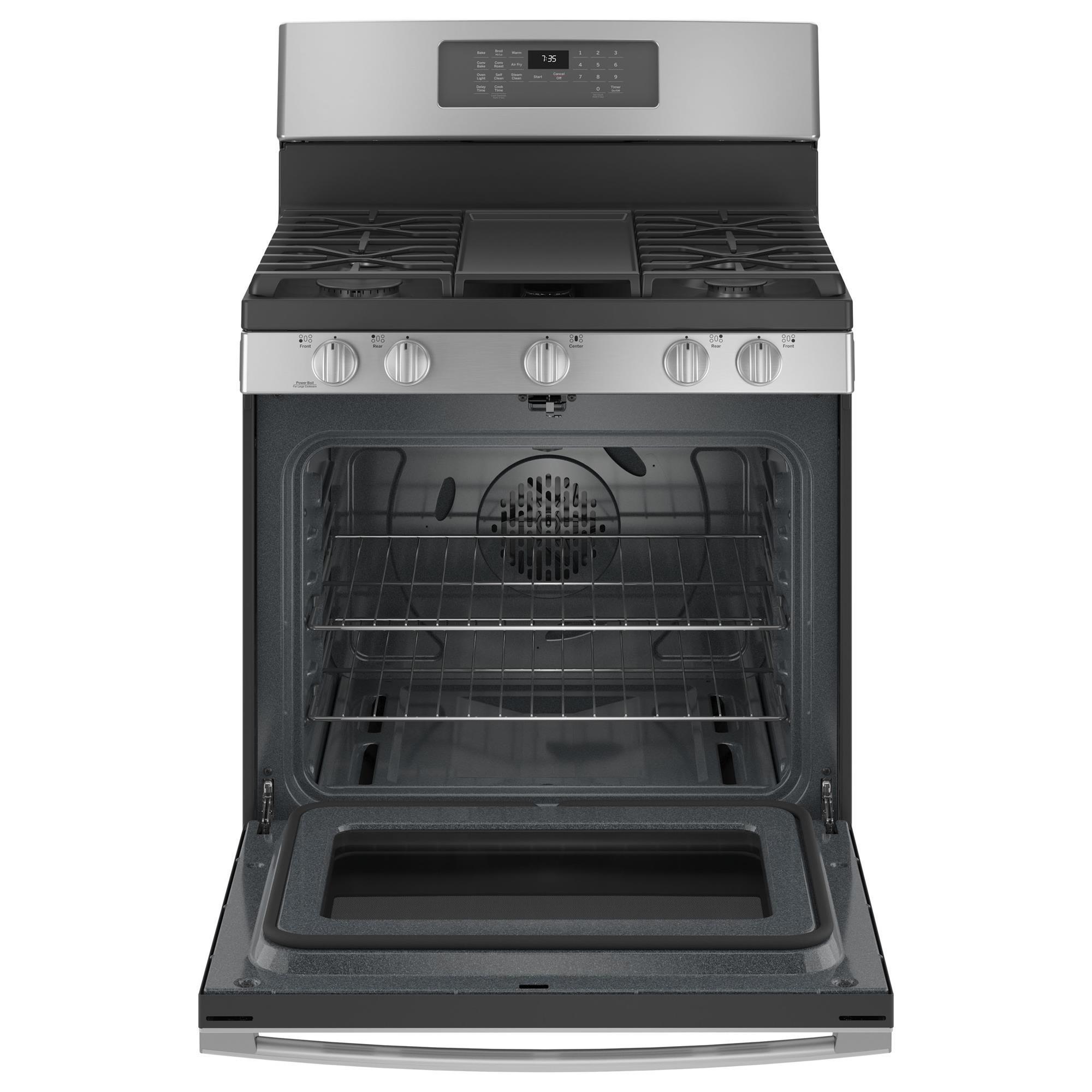 GE Appliances 30" Freestanding Gas Range with Convection in Stainless