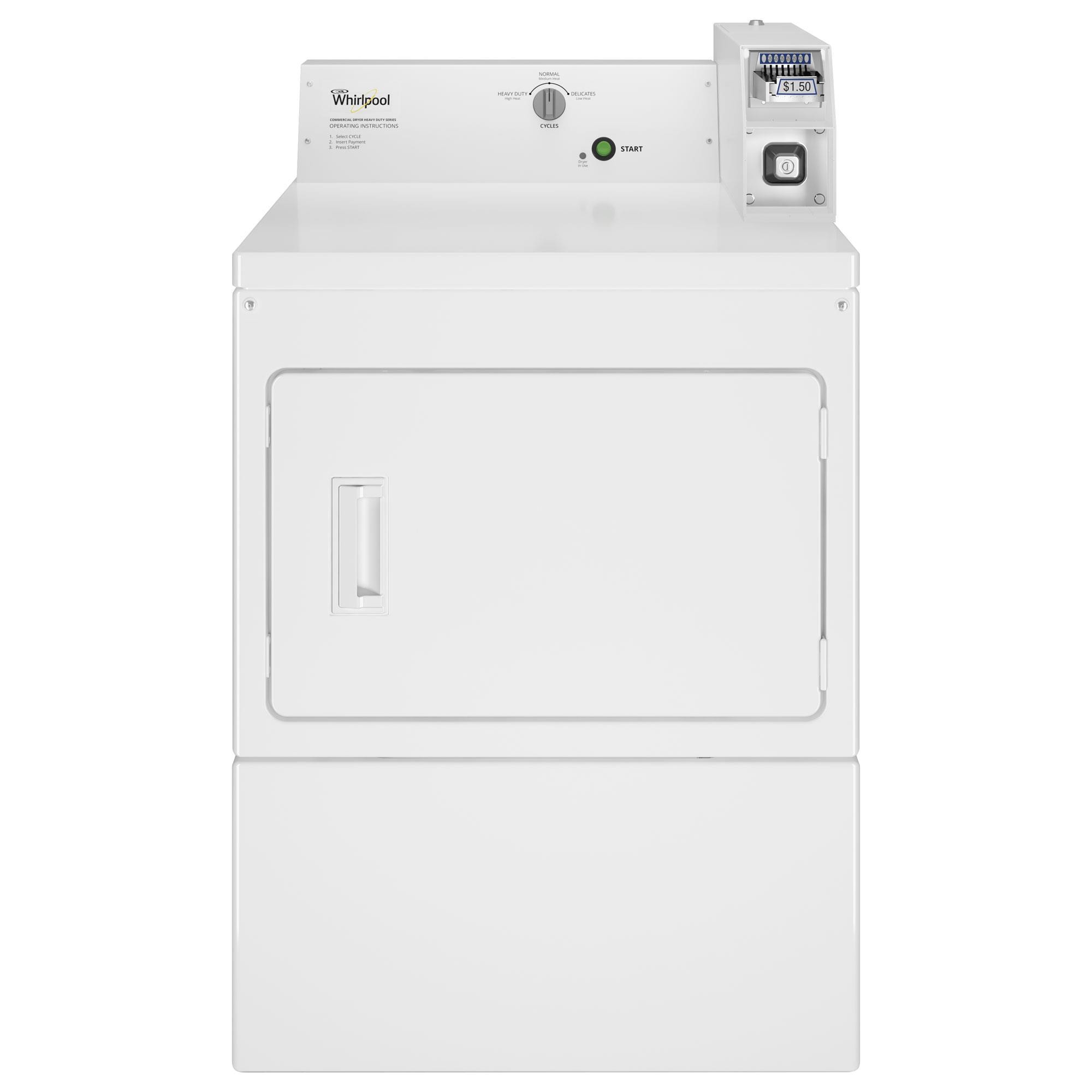 Whirlpool Commercial Electric Super-Capacity Dryer With Coin-Slide
