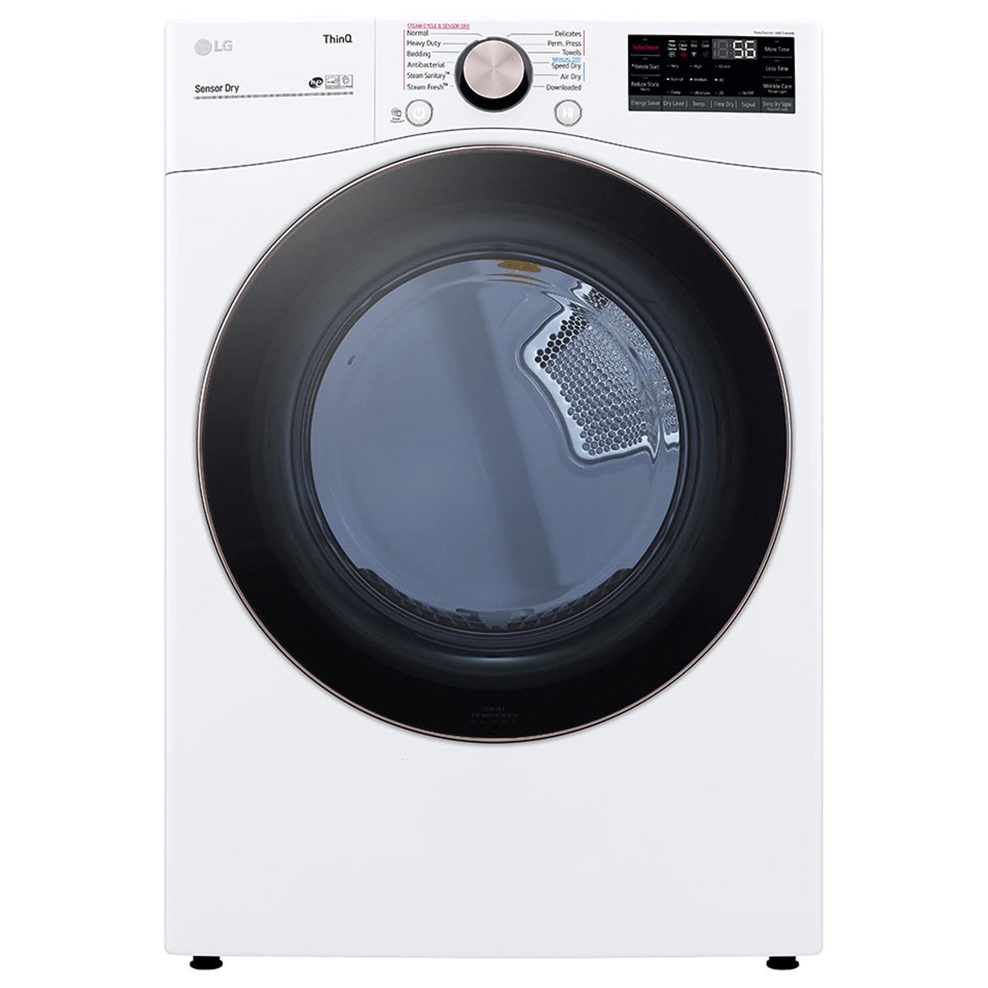 LG 7.4 Cu. Ft. Front Load Electric Dryer with TurboSteam in
