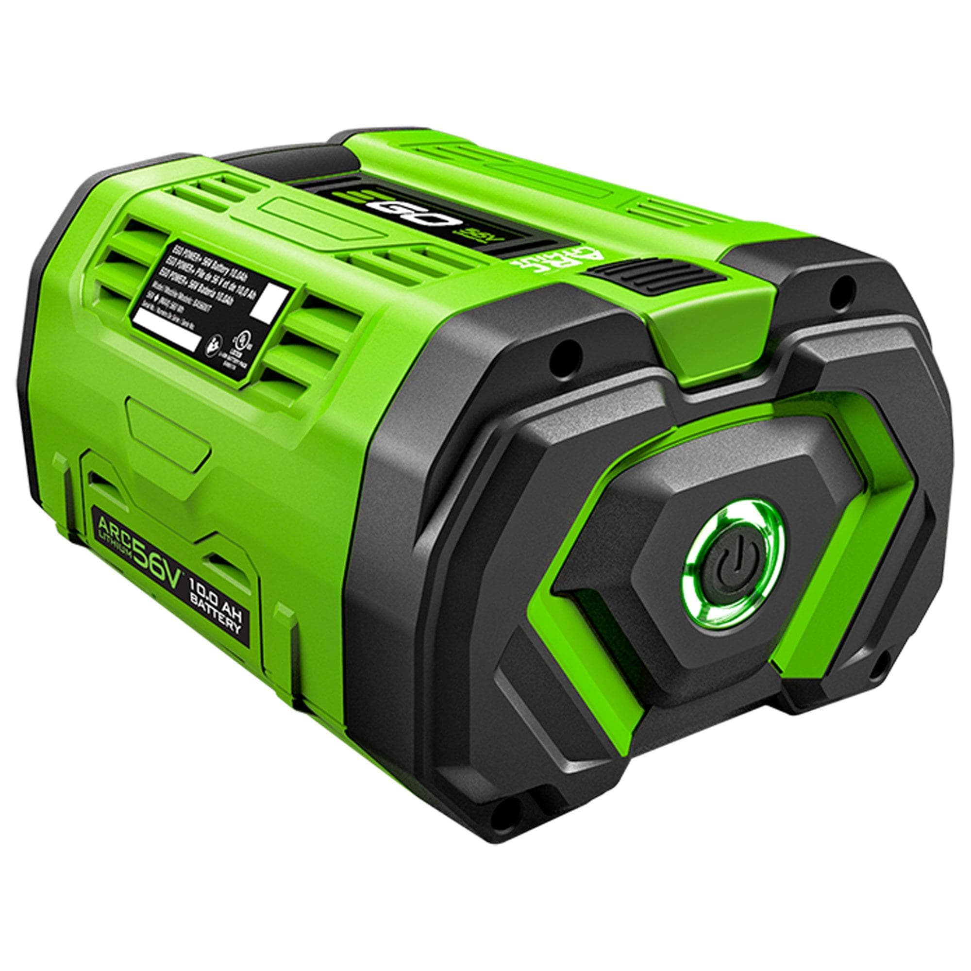 EGO 10Ah Battery with Fuel Gauge in Black and Green