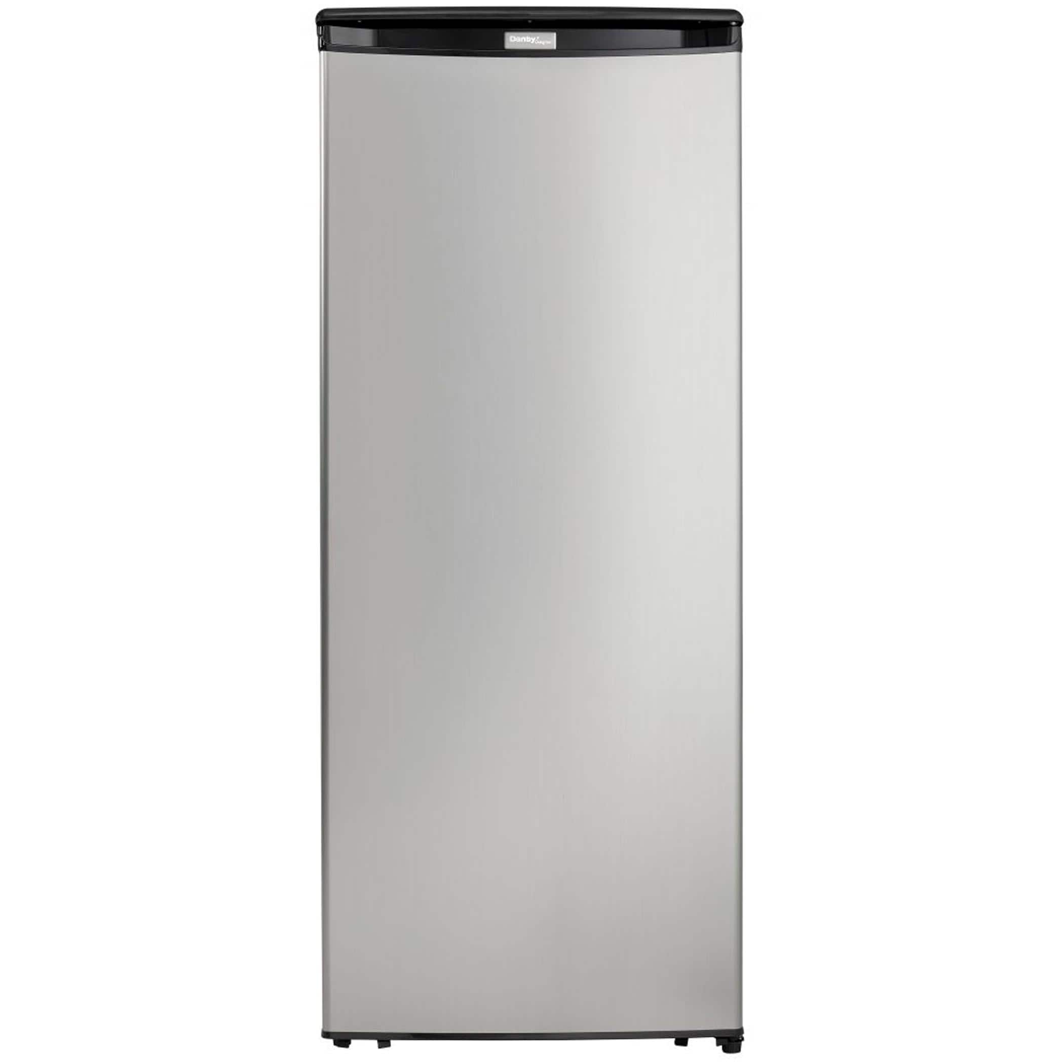 Danby Designer 8.5 Cu. Ft. Upright Freezer in Stainless Steel Nebraska Furniture Mart