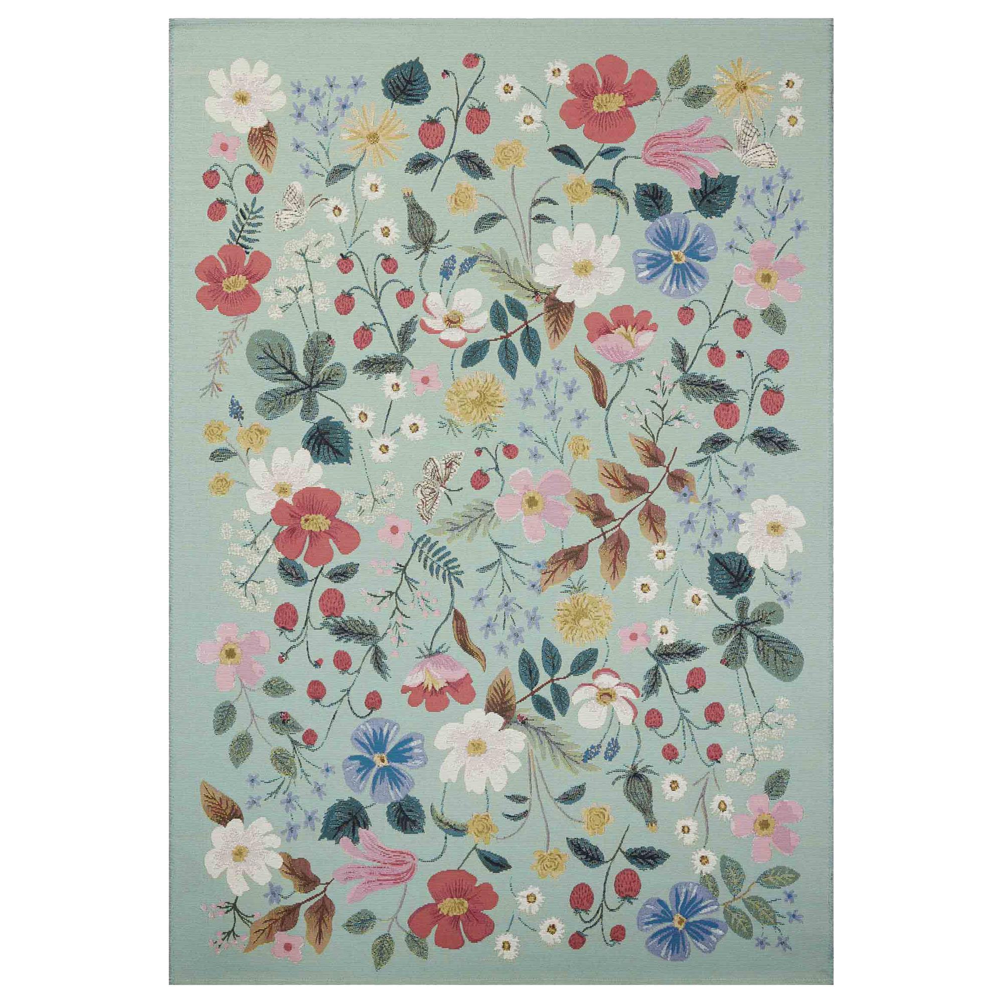 Rifle Paper Co. x Loloi Perennial Strawberry Fields 5'3
