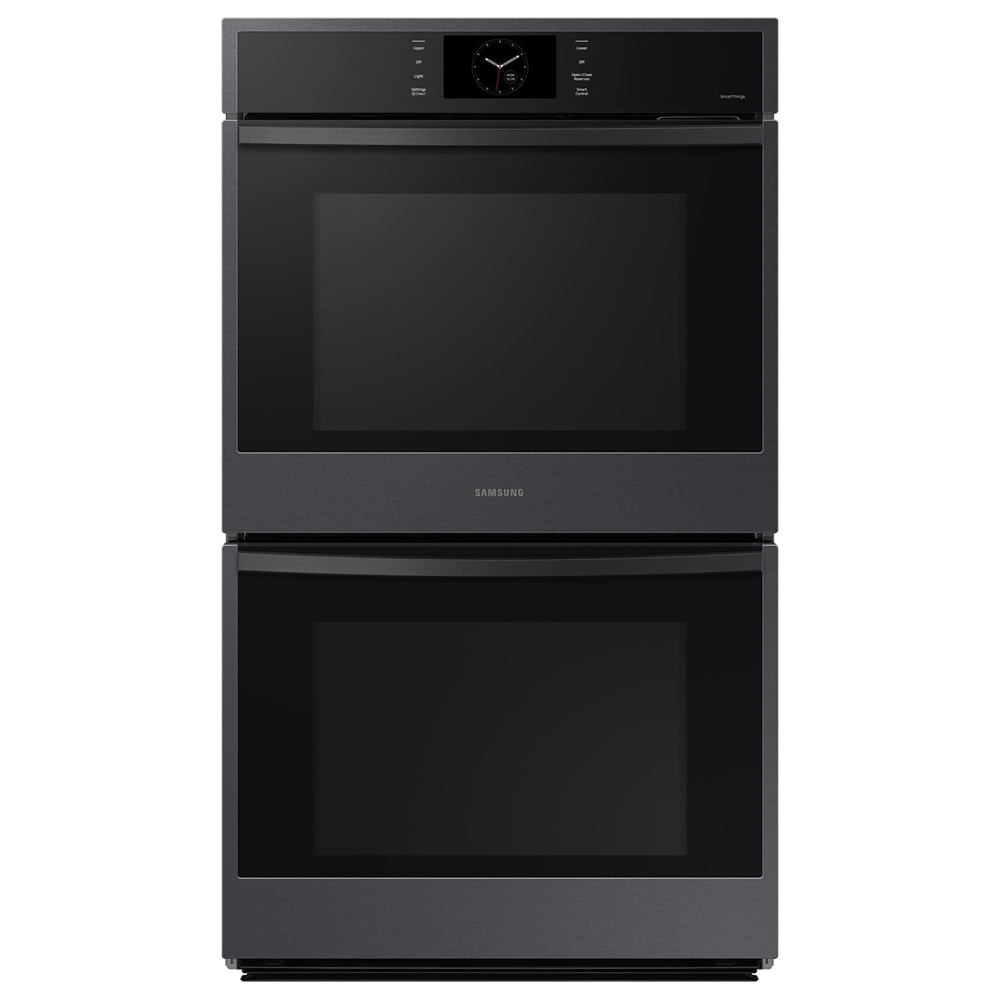 Samsung 30" Double Electric Wall Oven with Convection and Steam Cook in ...