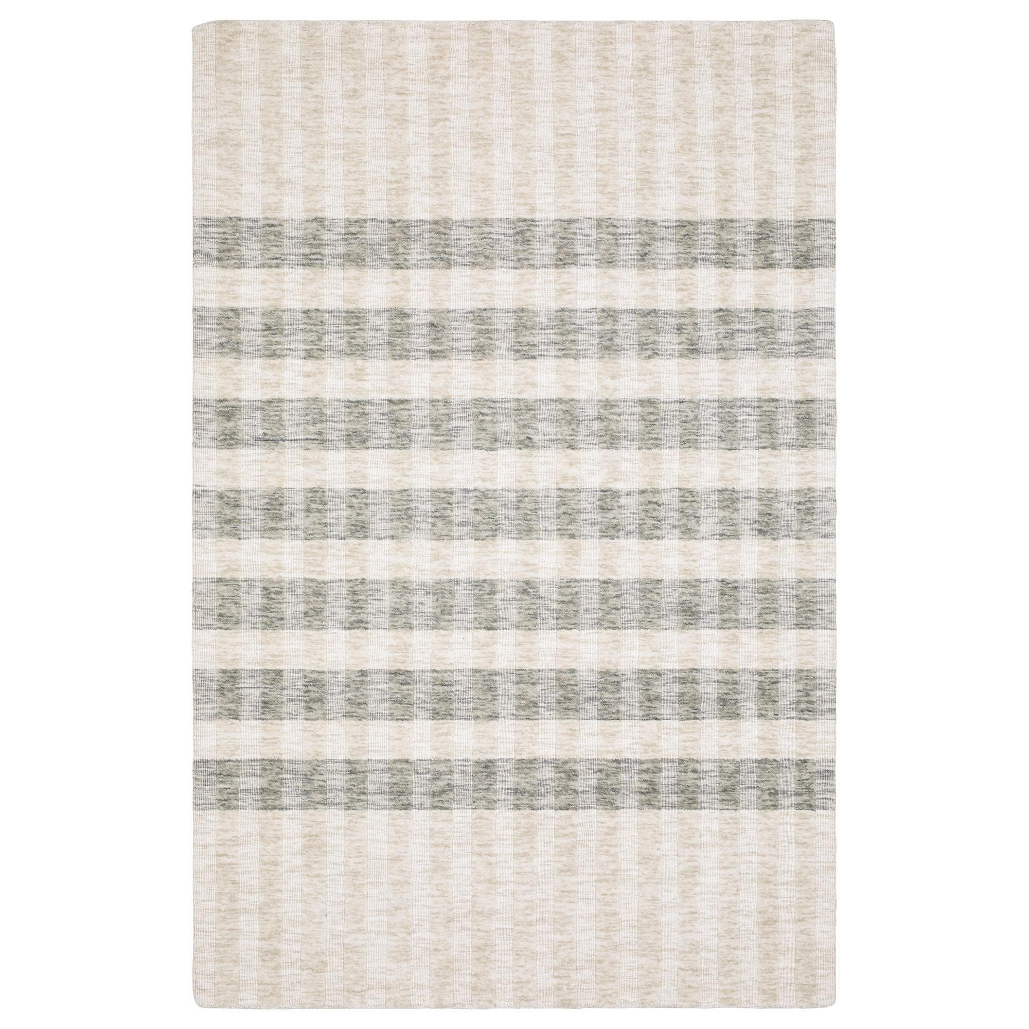 Oriental Weavers Thatcher Beige and Grey 5' x 8' Area Rug