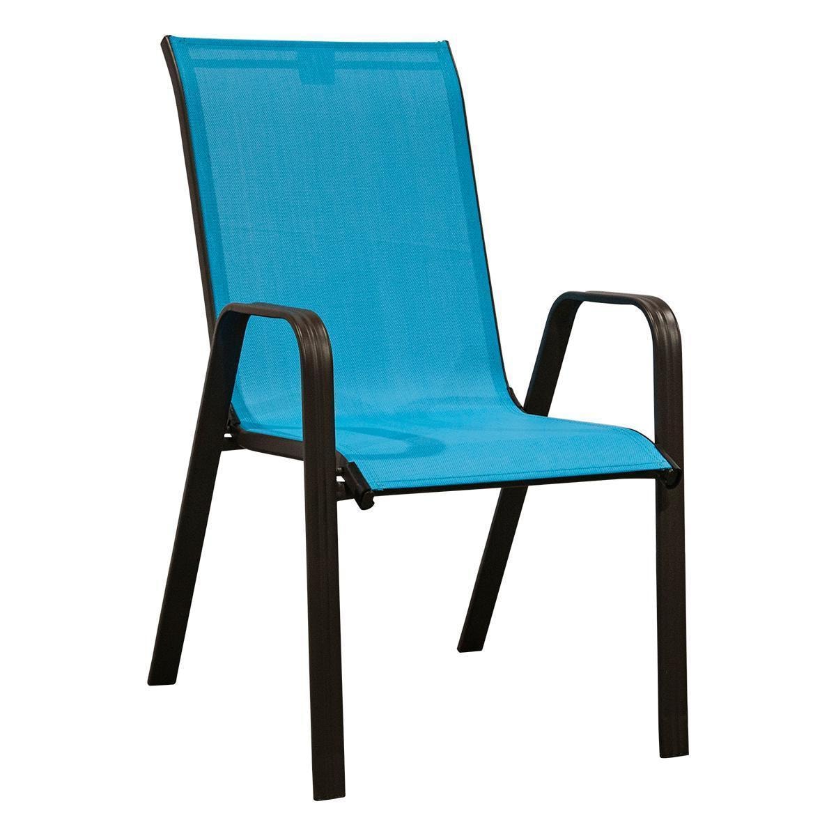 Turquoise sling on sale patio chairs