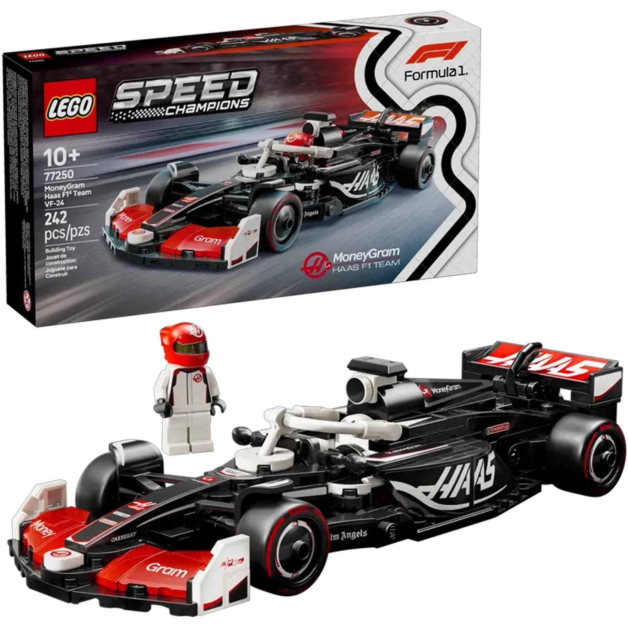 LEGO Speed Champions MoneyGram Haas F1 Team VF-24 Race Car