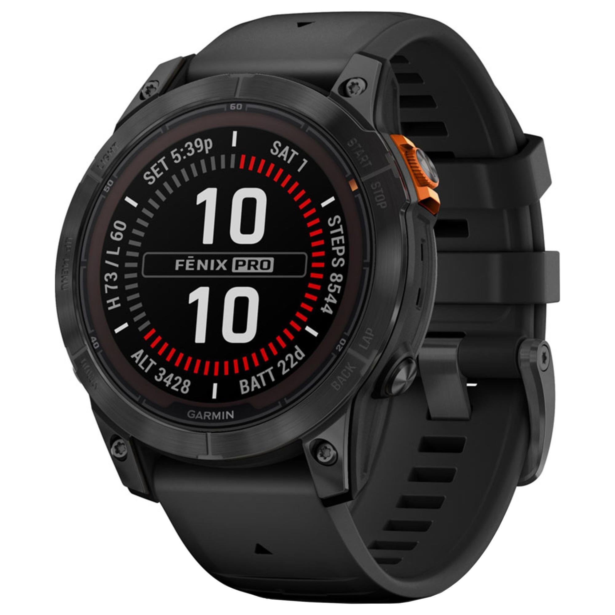 Garmin Smartwatch Fenix 7 Pro Solar Slate Gray — Velo Store Mx