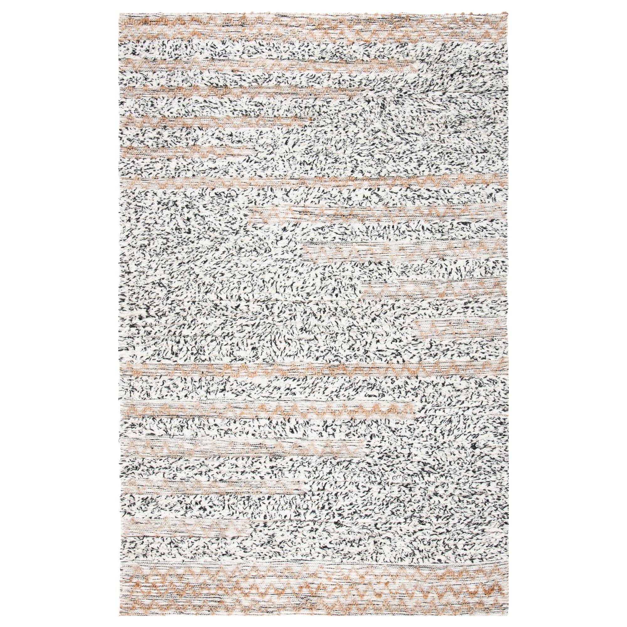 Safavieh Natura NAT720Z 8' x 10' Ivory and Black Area Rug NFM