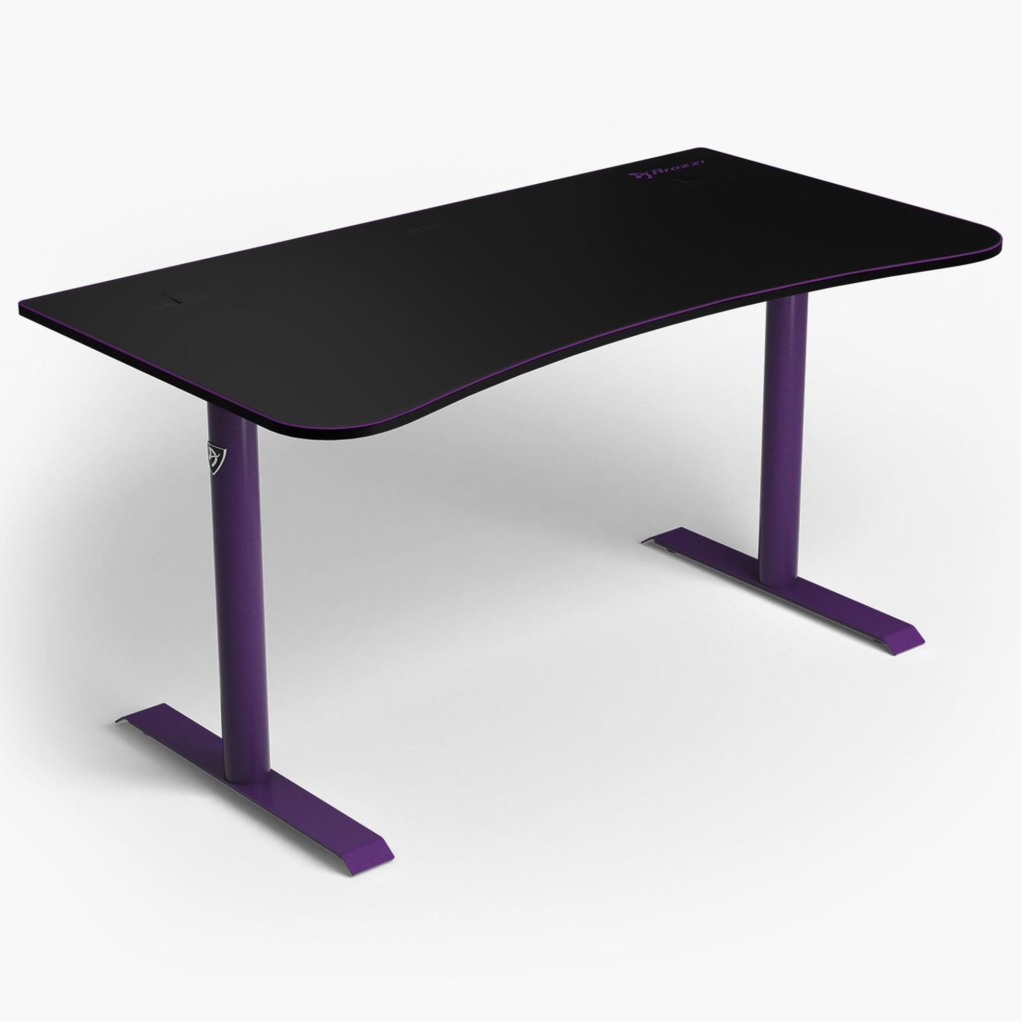 Arozzi Arena Medium Gaming Desk in Purple