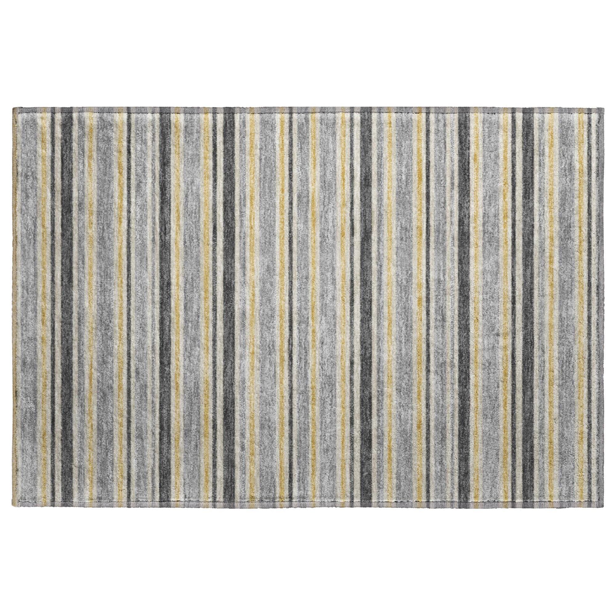 Dalyn Rug Company Soft Essentials Striped Granite 2'6