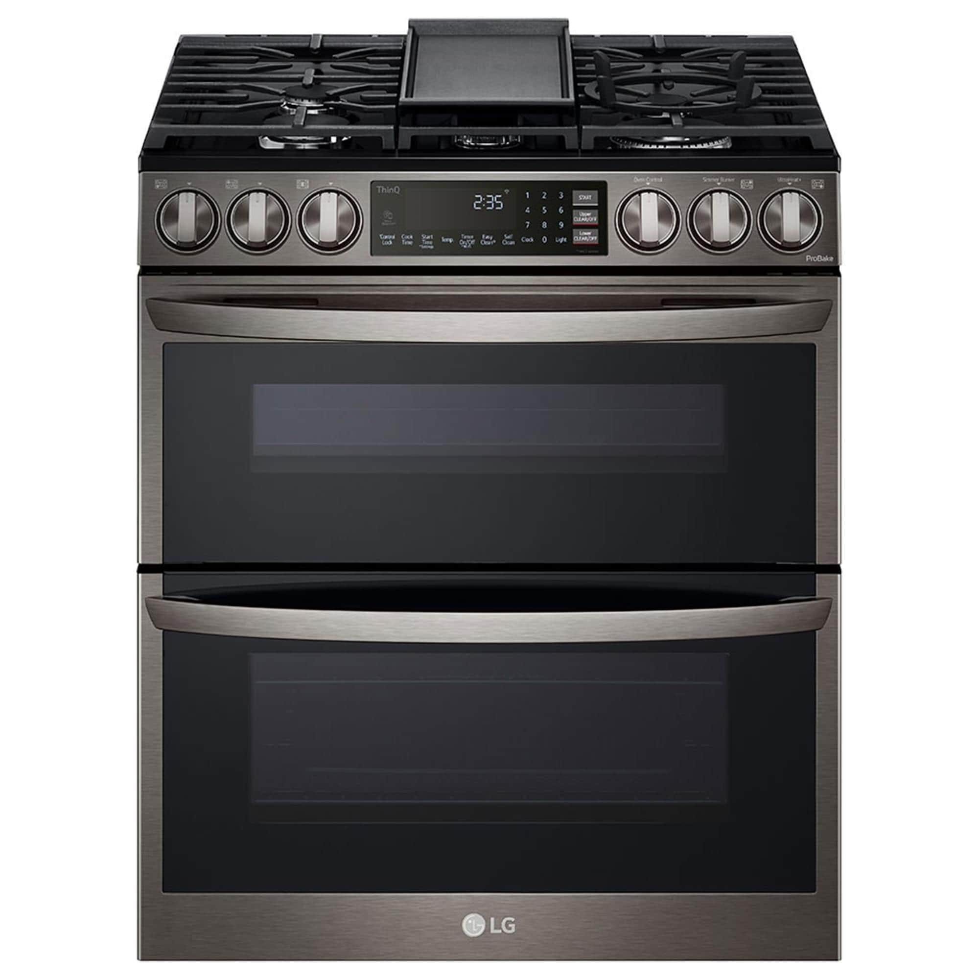 LG Gas Double Oven SlideIn Range Shop NFM
