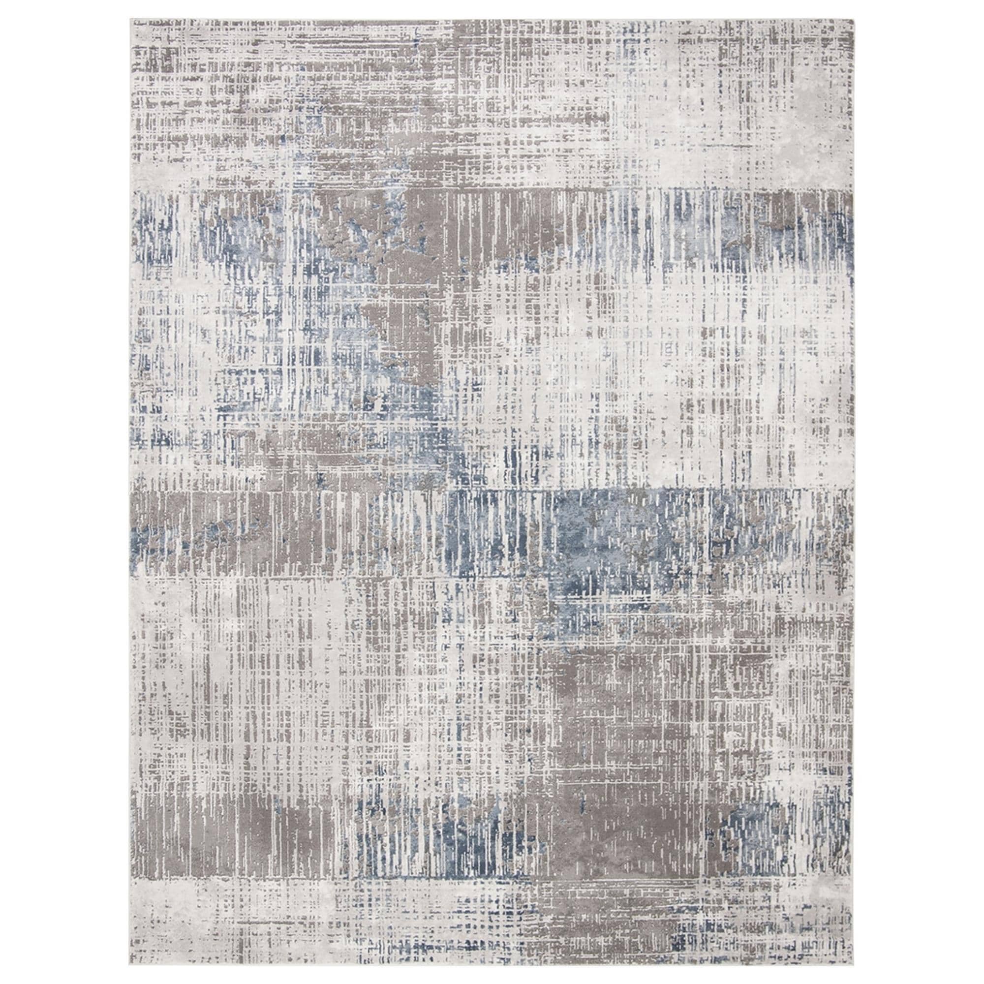 Safavieh Craft CFT874F 9' x 12' Grey and Blue Area Rug