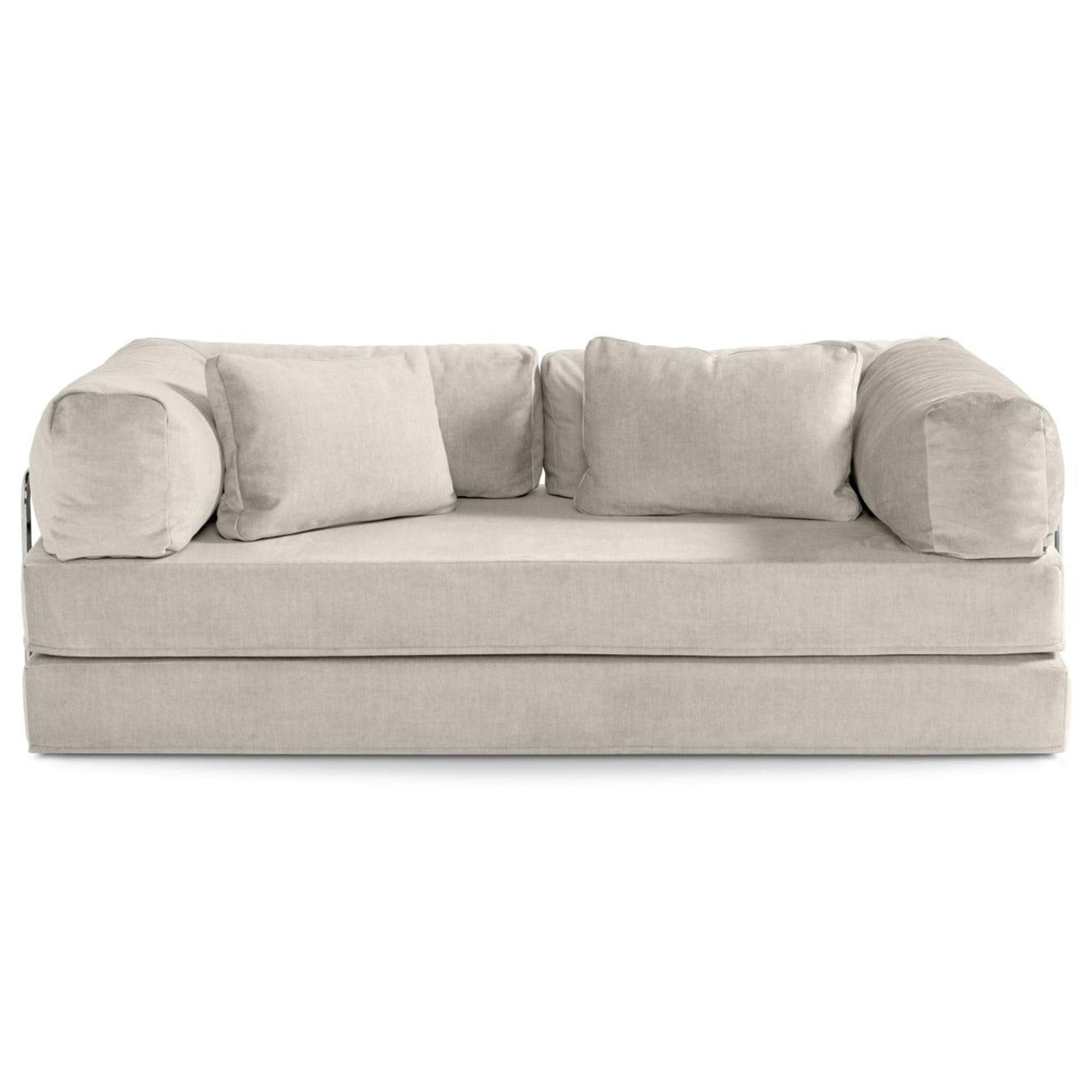 Jaxx Unsofa Stationary Loveseat in Forest Dark Green