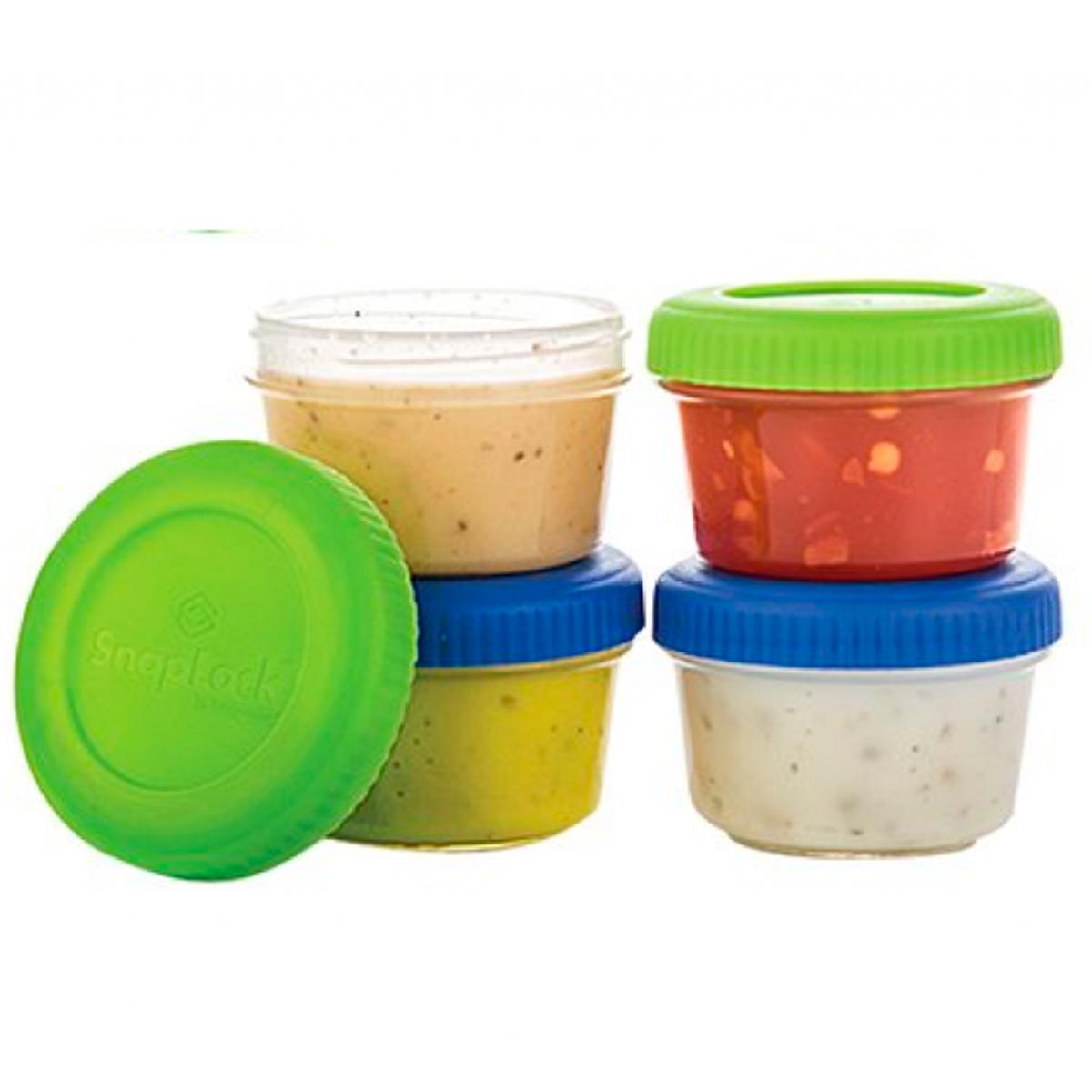 Progressive Snap Lock Dressing To Go Container Set of 4 Nebraska