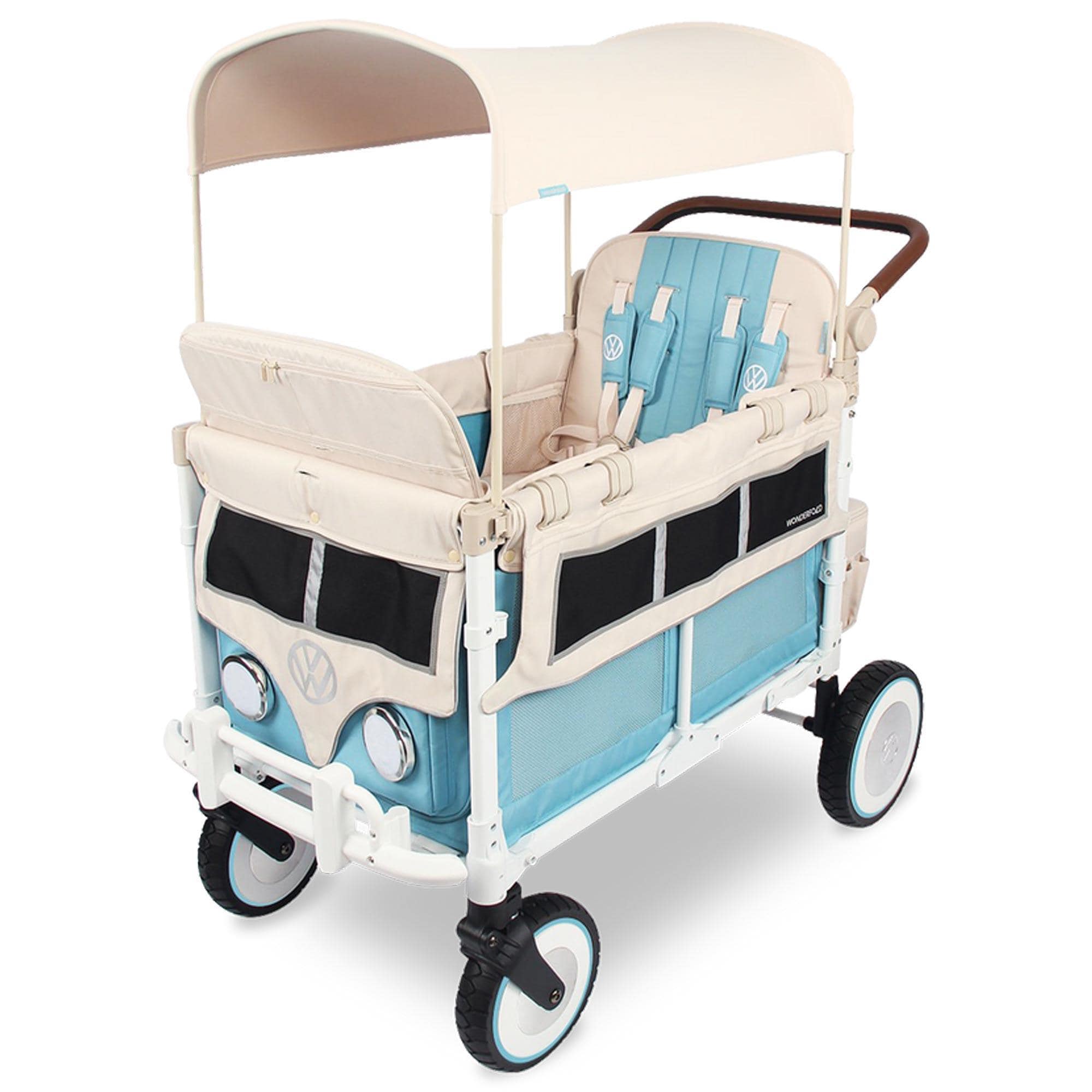Wonderfold Volkswagen 4-Seater Stroller Wagon in Bondi Blue