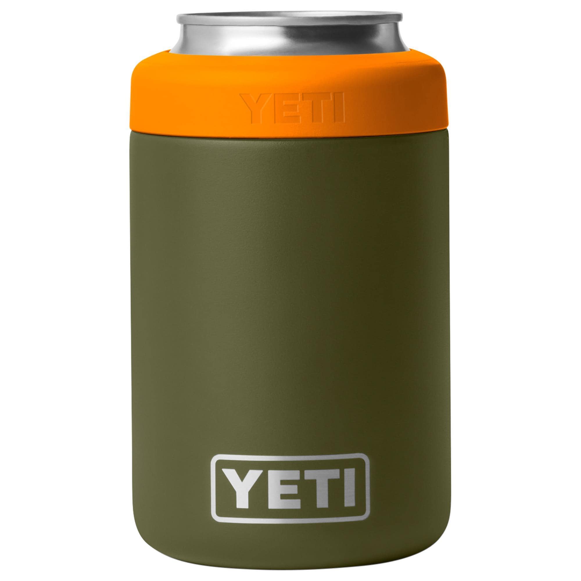 YETI Rambler 12 Oz Colster 2.0 Can Cooler in Olive and King Crab