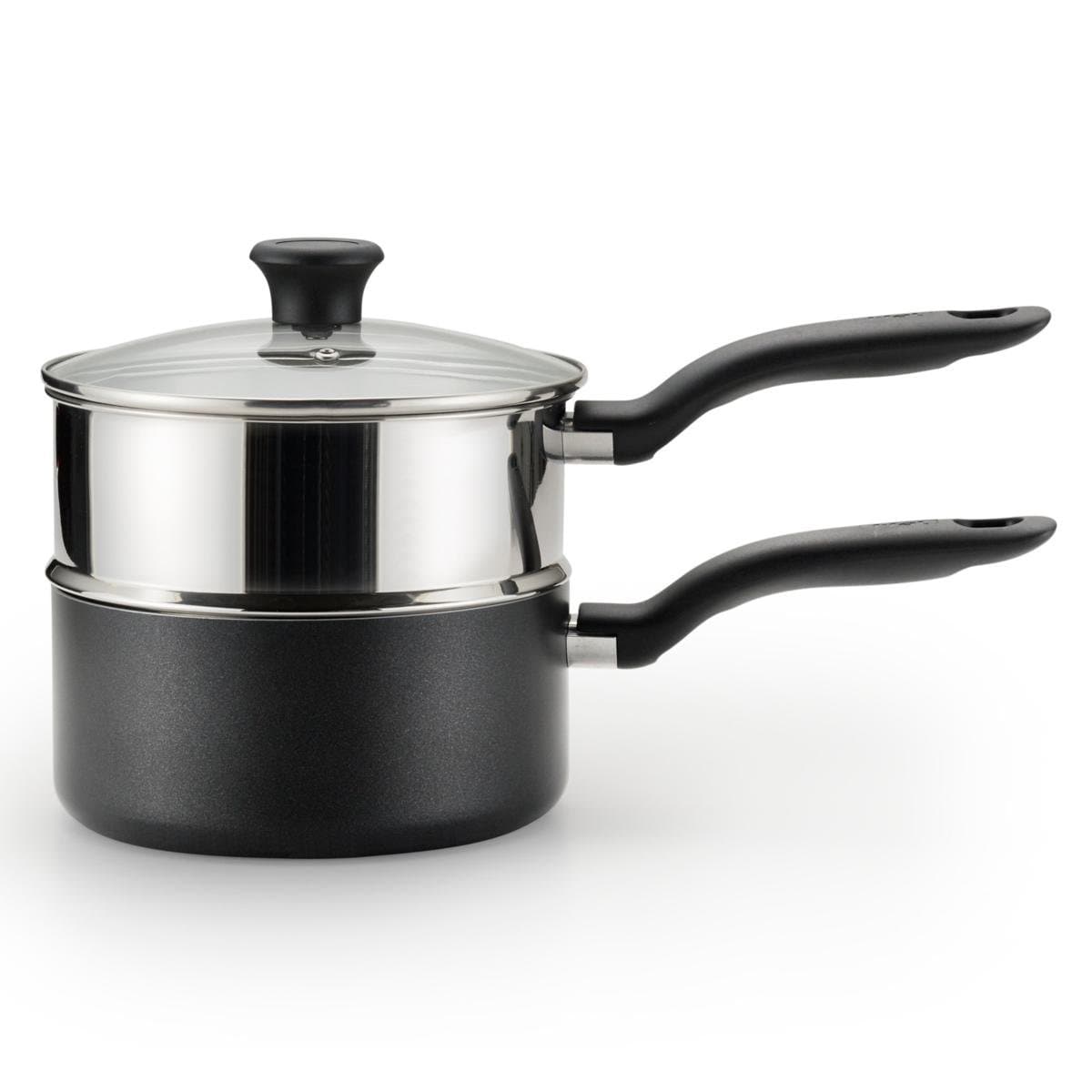 TFal 3 Qt. Double Boiler Specialty Stainless Nonstick Cookware