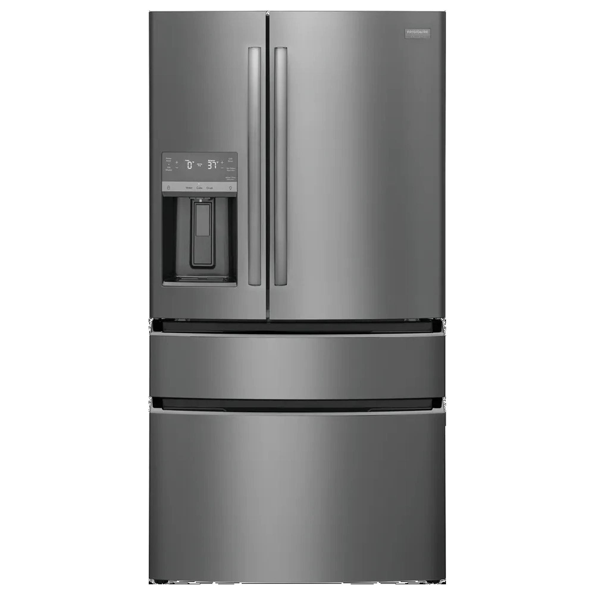Frigidaire Gallery 21.5 Cu. Ft. French Door Refrigerator in Black Stainless Steel Shop NFM