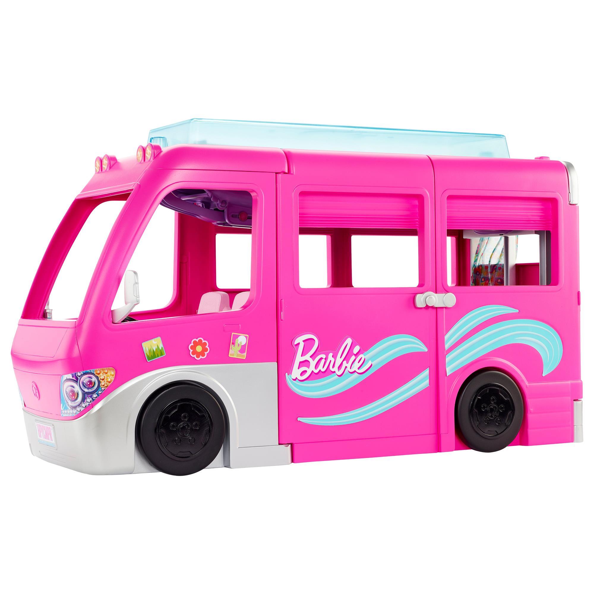 materiaal Bukken Op de loer liggen Barbie Dream Camper Vehicle Playset | NFM