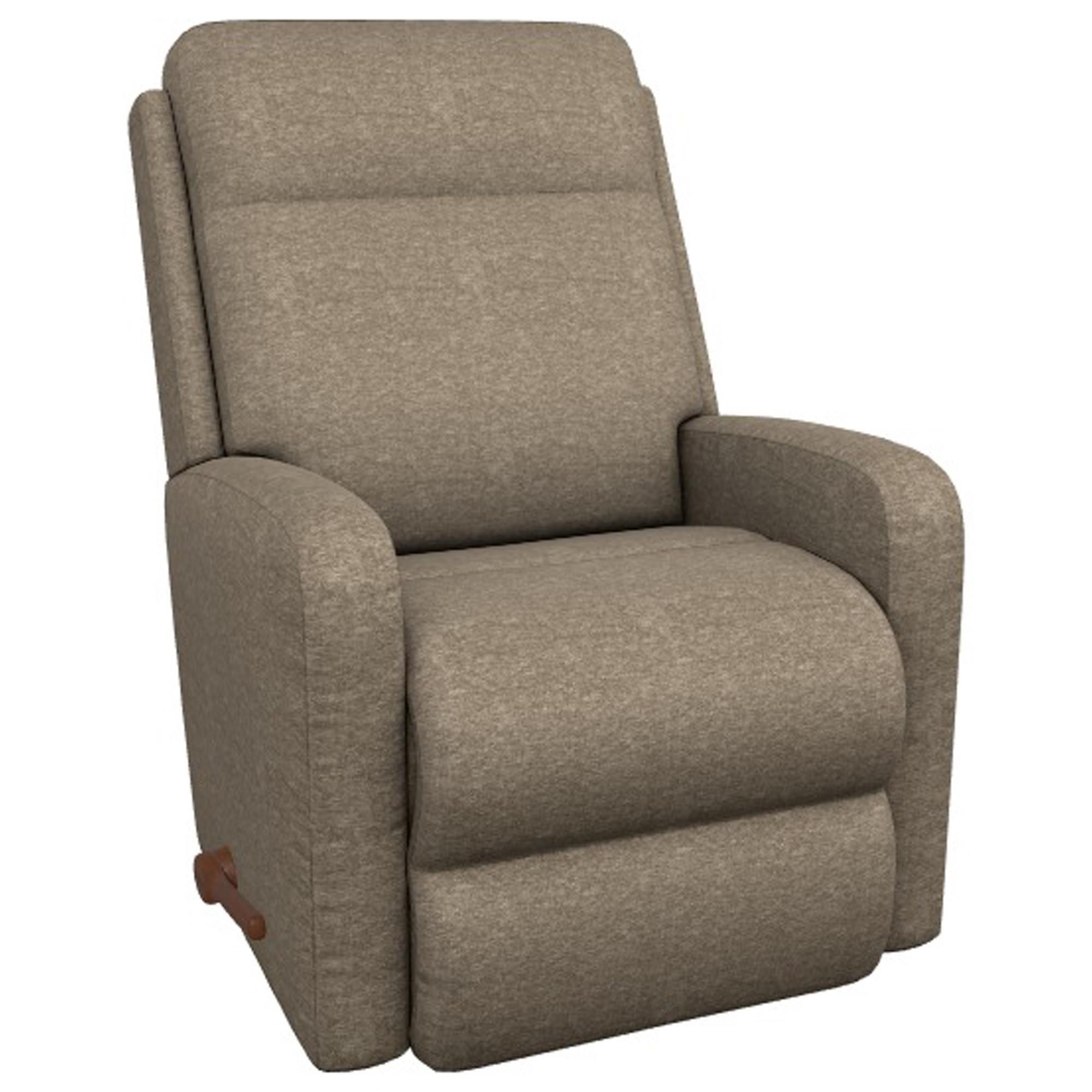 La-Z-Boy Finley Manual Rocker Recliner with Tall Base in Duffey Hazel