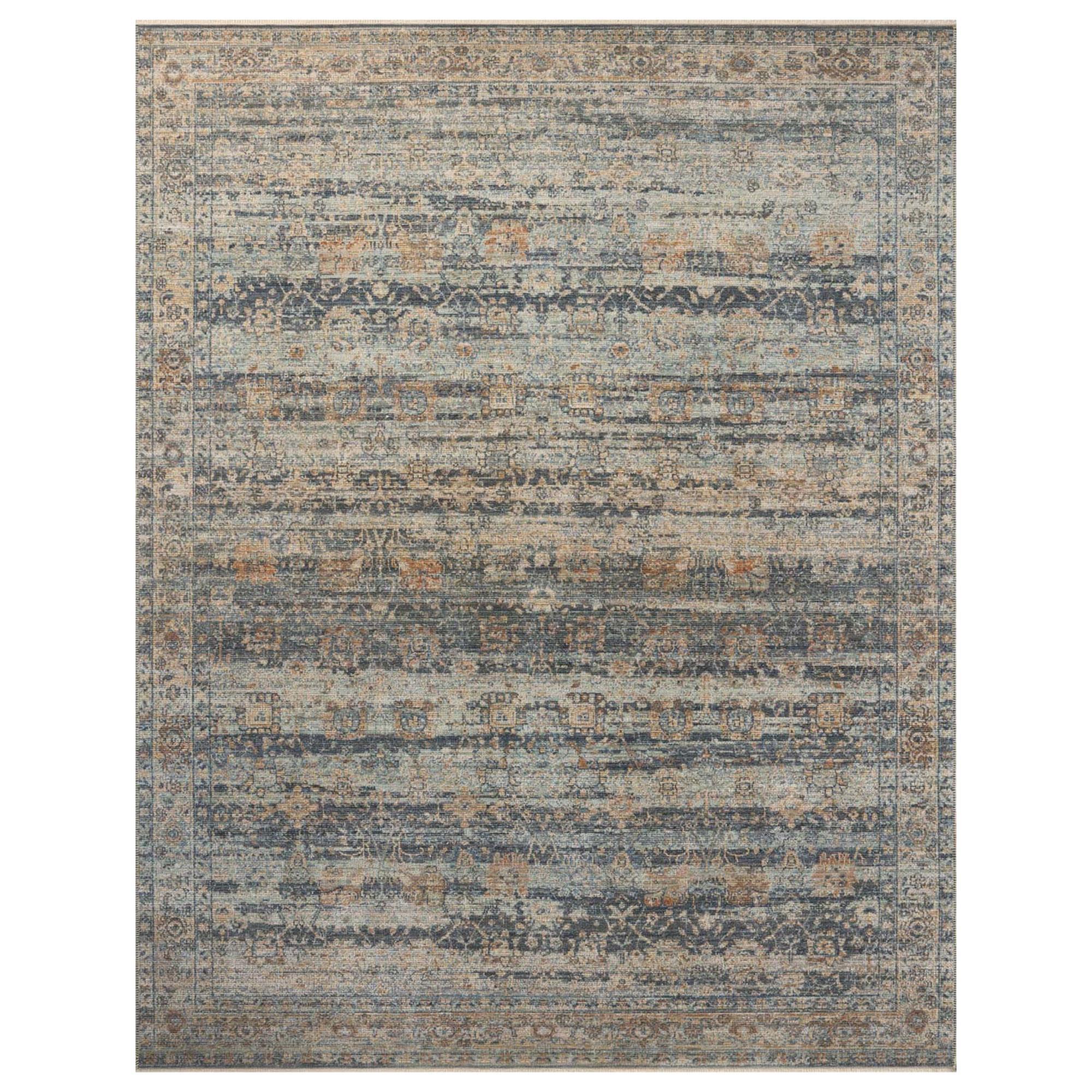 Loloi Heritage 8' x 10' Sky and Sunset Area Rug