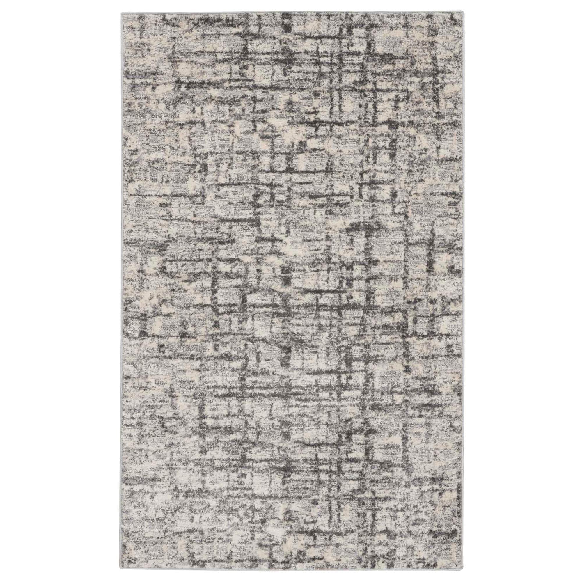 Nourison Rush 10' x 14' Ivory and Grey Area Rug