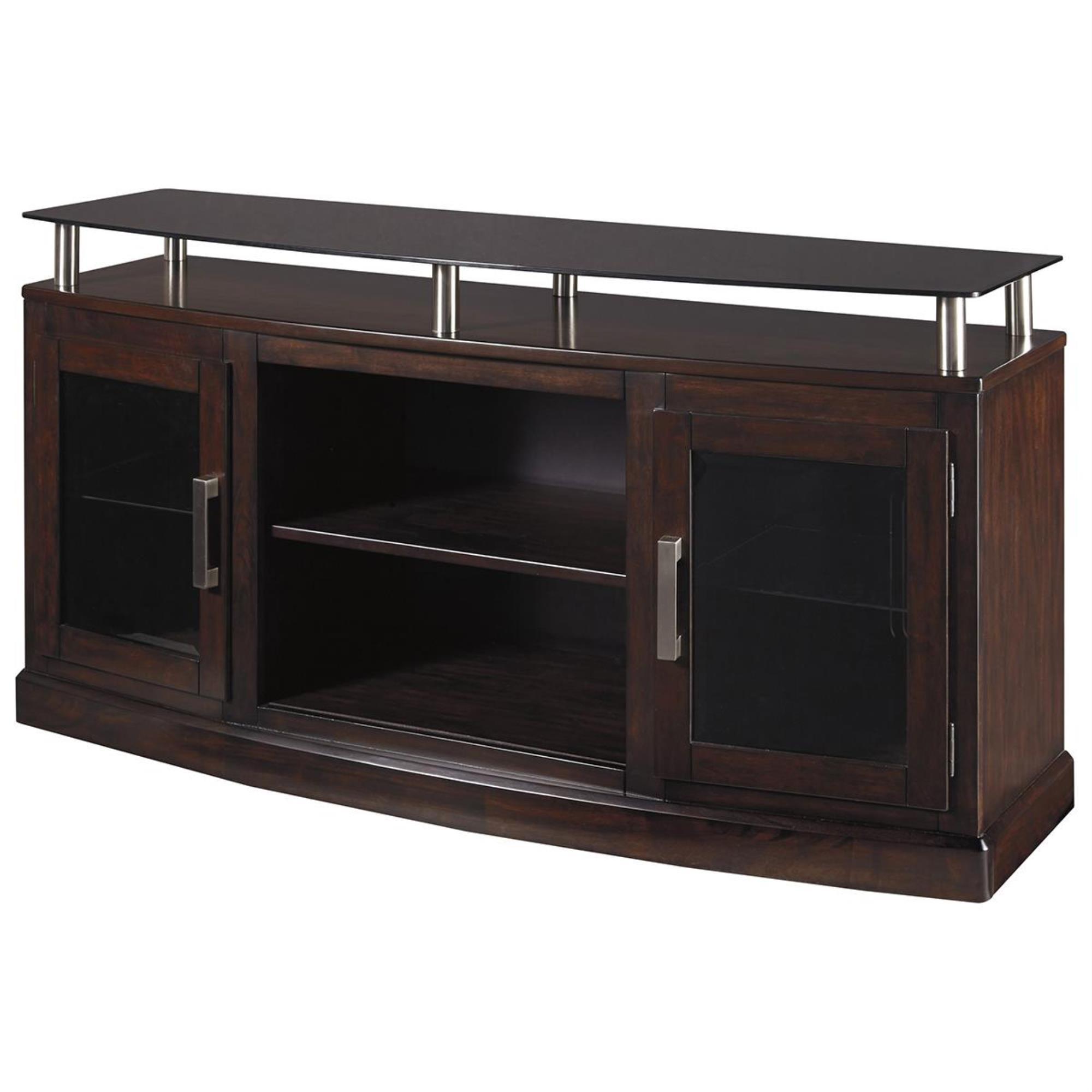 Signature Design by Ashley Chanceen Medium TV Stand in Dark Brown