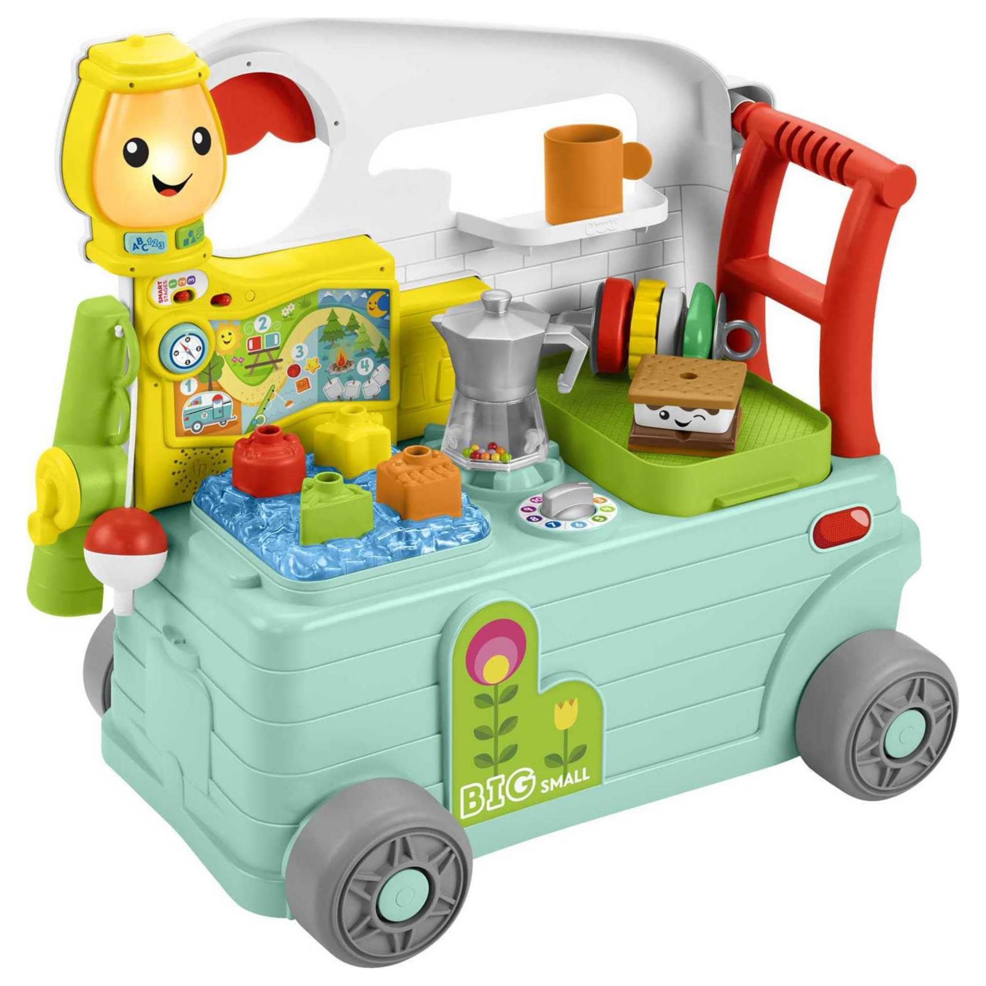 Fisher-Price Laugh and On-The-Go Camper Musical Activity Center NFM