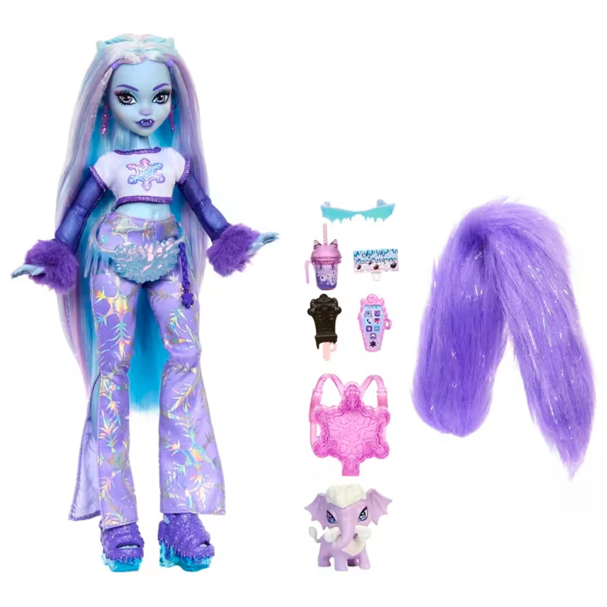 Monster High Abbey Bominable with Pet and Accessories in Multicolor