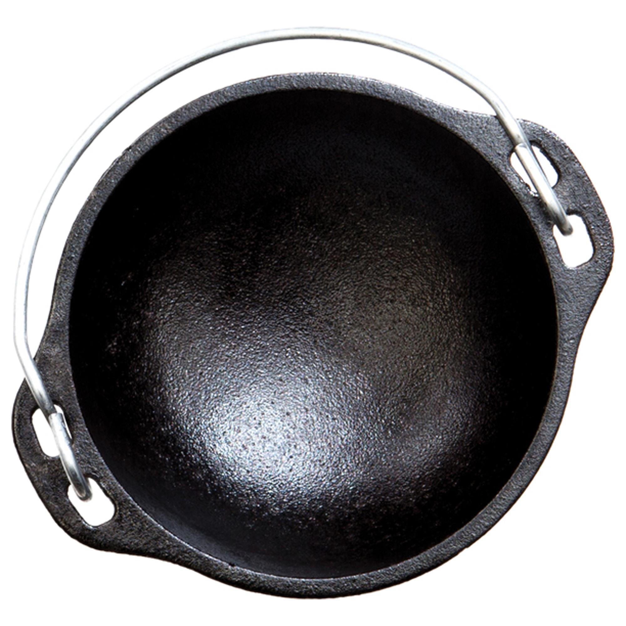 Lodge Cast Iron HeatTreat 16 Oz. Cast Iron Country Kettle in Black