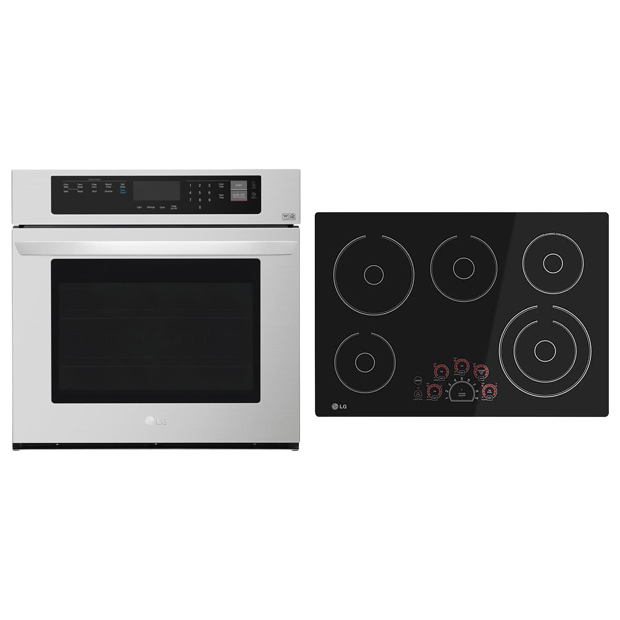 built in oven and electric hob