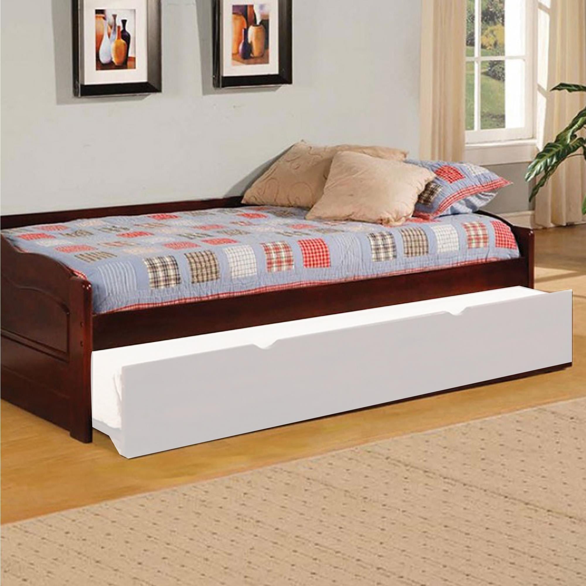 Furniture of America Sunset Daybed with Trundle in Cherry Shop NFM