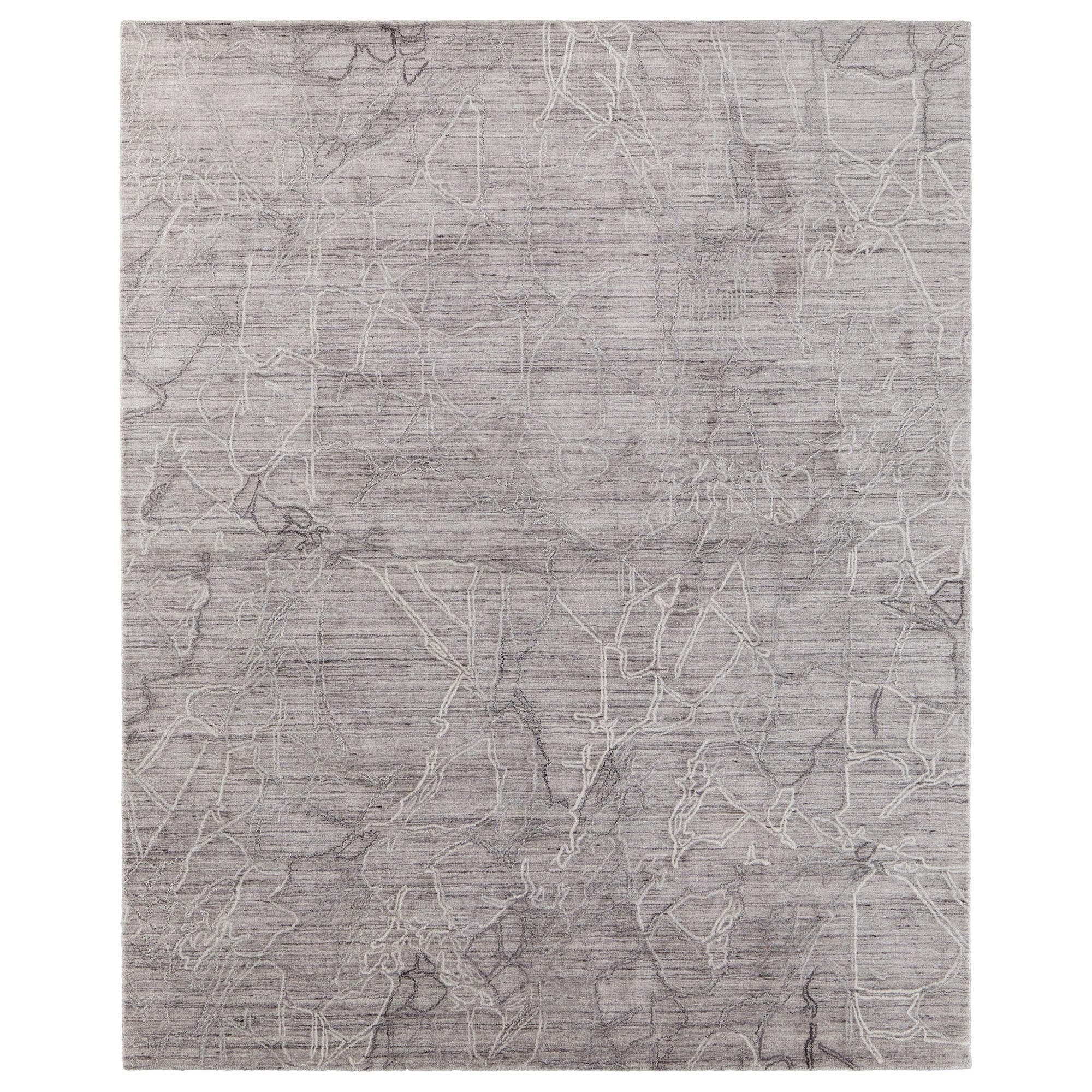 Feizy Rugs Whitton 8' x 10' Gray and Ivory Area Rug NFM