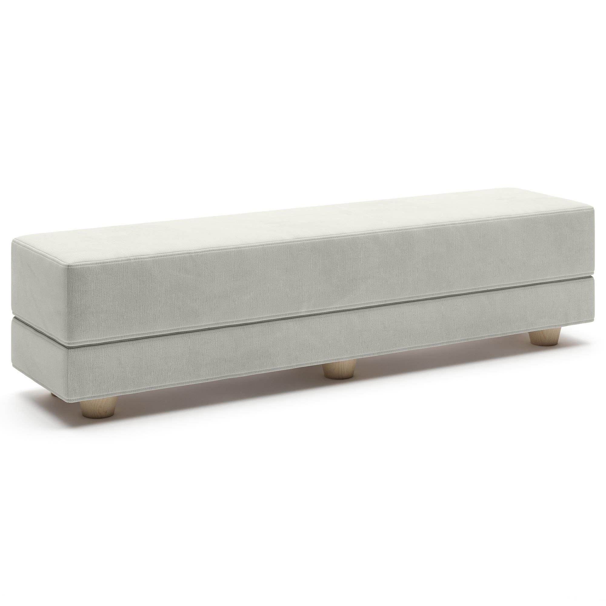 Jaxx Camden Twin Fold-Out Bench in Ice