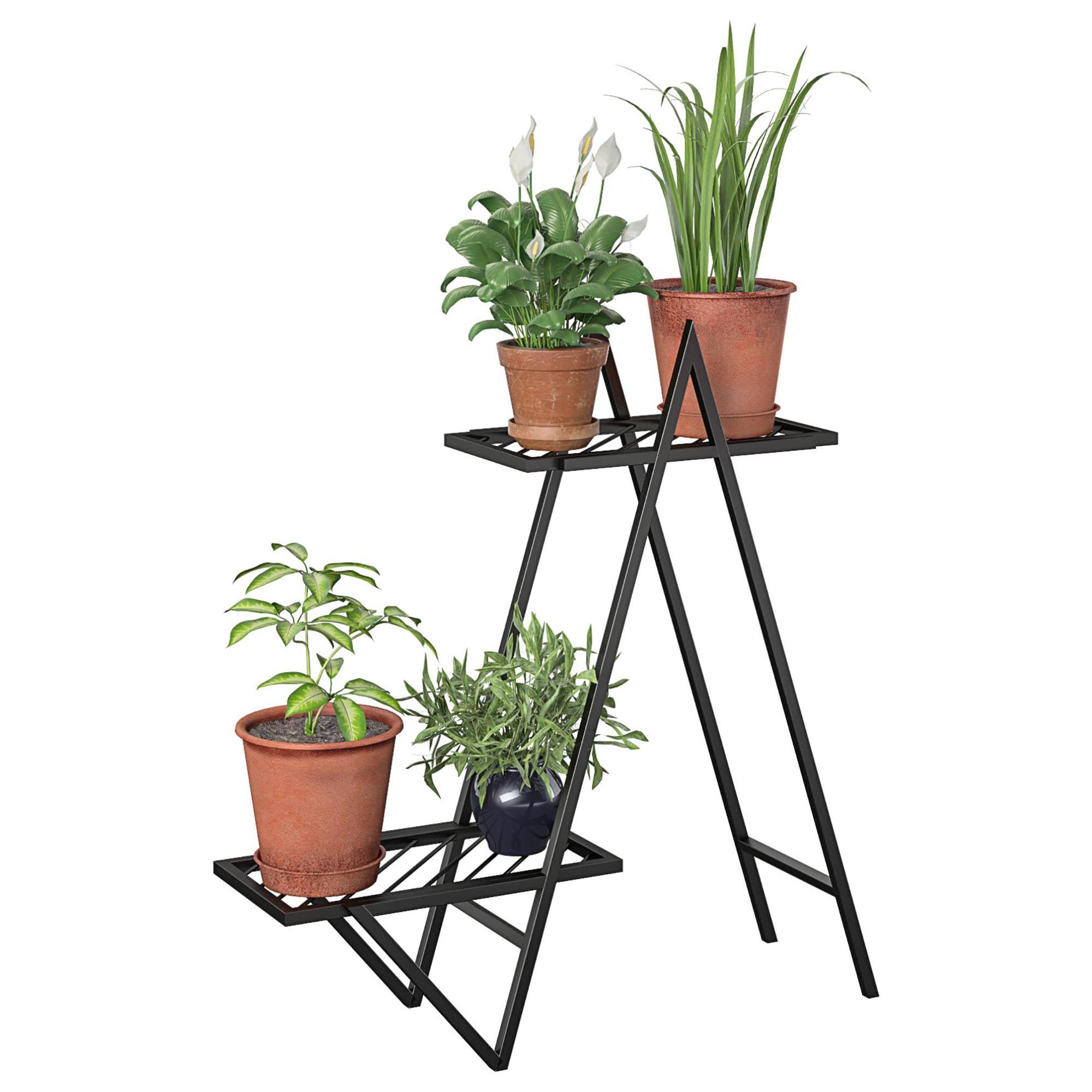 DHP Wallflower Plant Stand in Black NFM