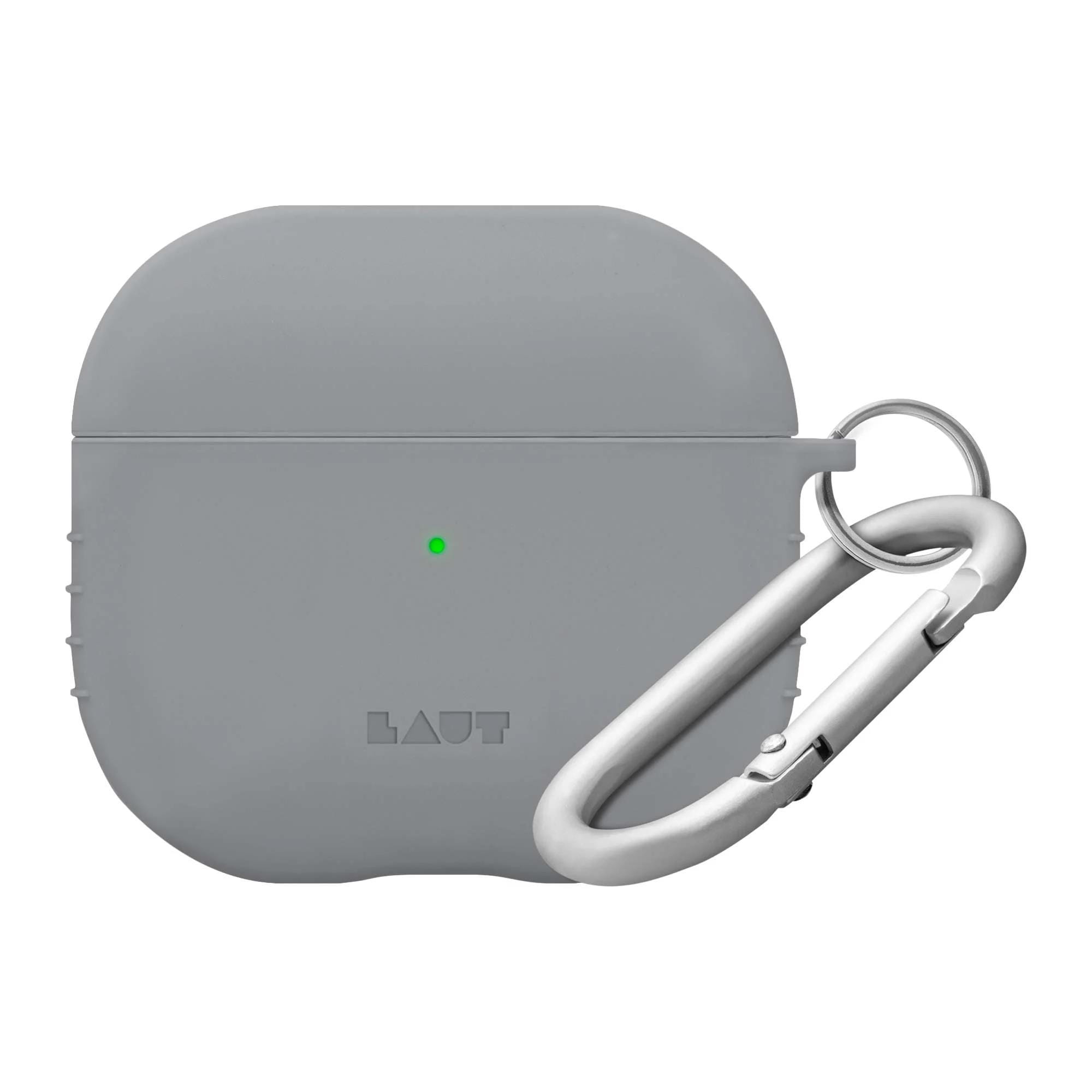 LAUT Pod Case for AirPods 4 in Dolphin Grey