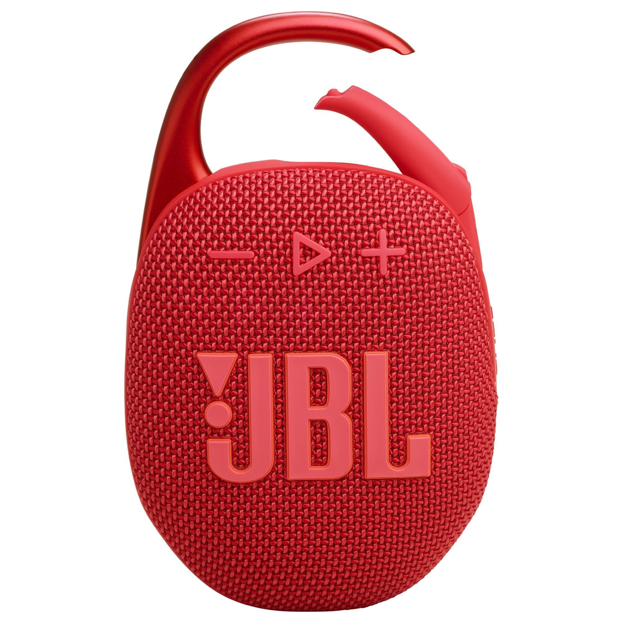 JBL Clip 5 Portable Waterproof Bluetooth Speaker in Red