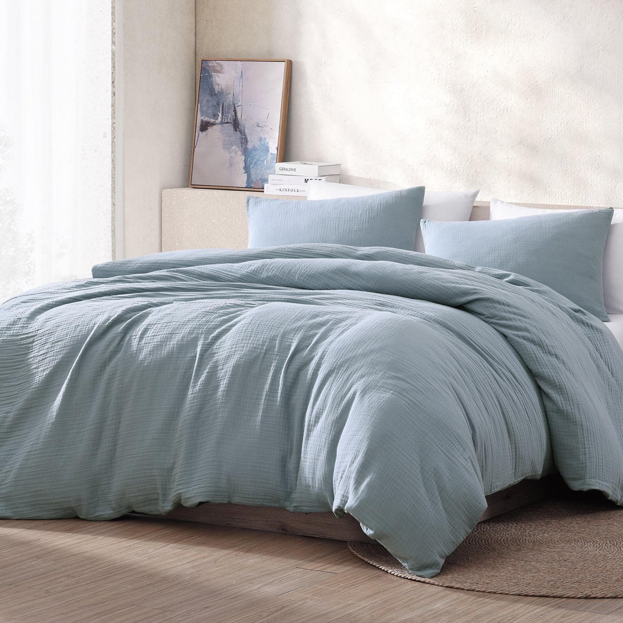Hallmart Collectibles Daniel Gauze 3-Piece Queen Comforter Set in