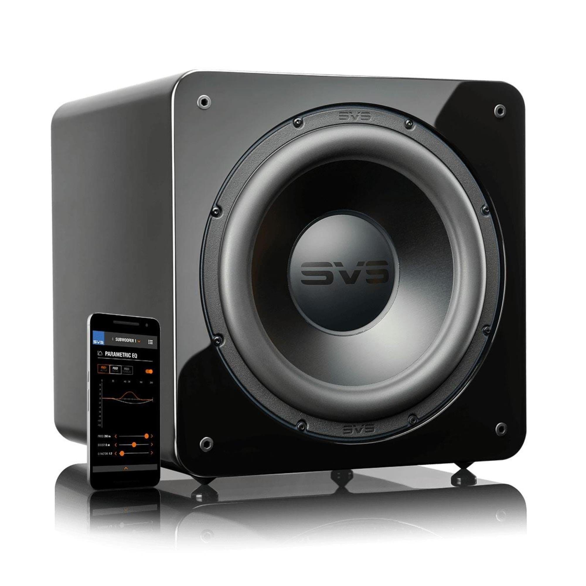 Svs Sb 00 Pro Subwoofer In Black Piano Gloss Nebraska Furniture Mart