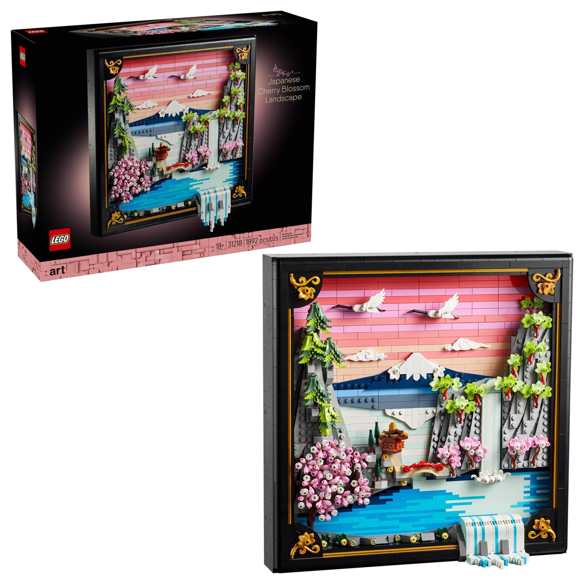 LEGO Art Japanese Cherry Blossom Landscape Building Set