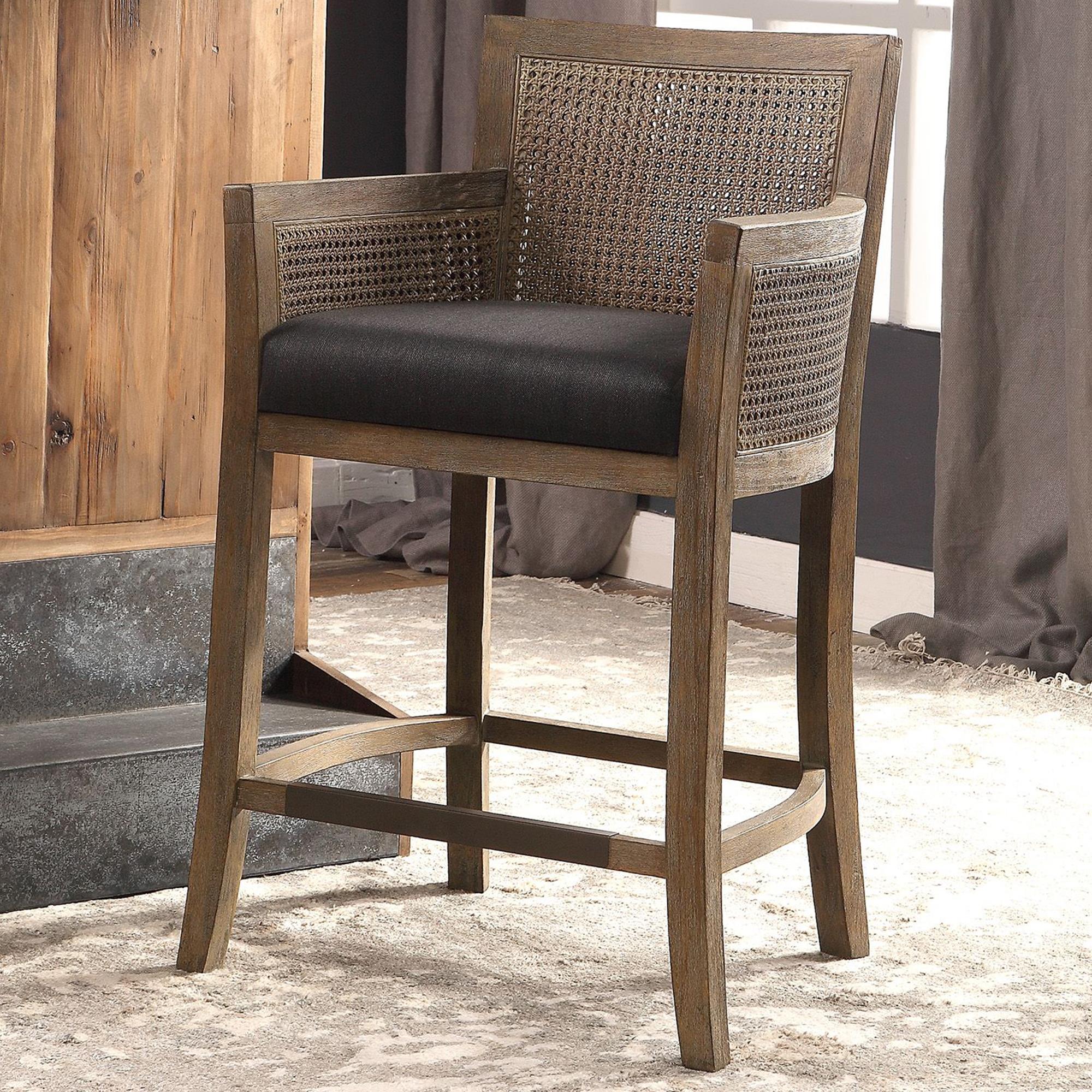 Uttermost Encore 26" Counter Stool in Brown Nebraska Furniture Mart