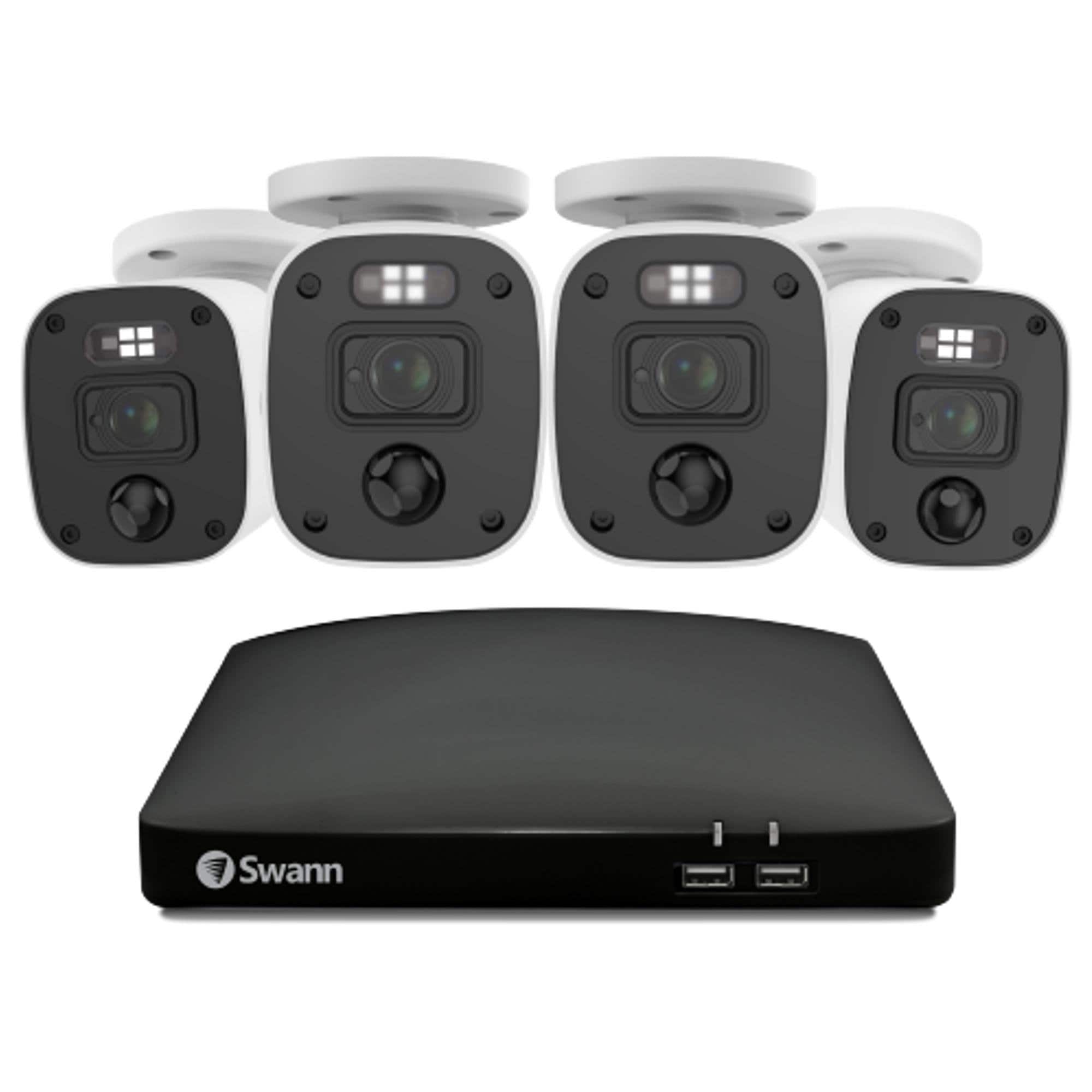 Swann Enforcer 4 Camera 8 Channel 1080p Full HD DVR Audio