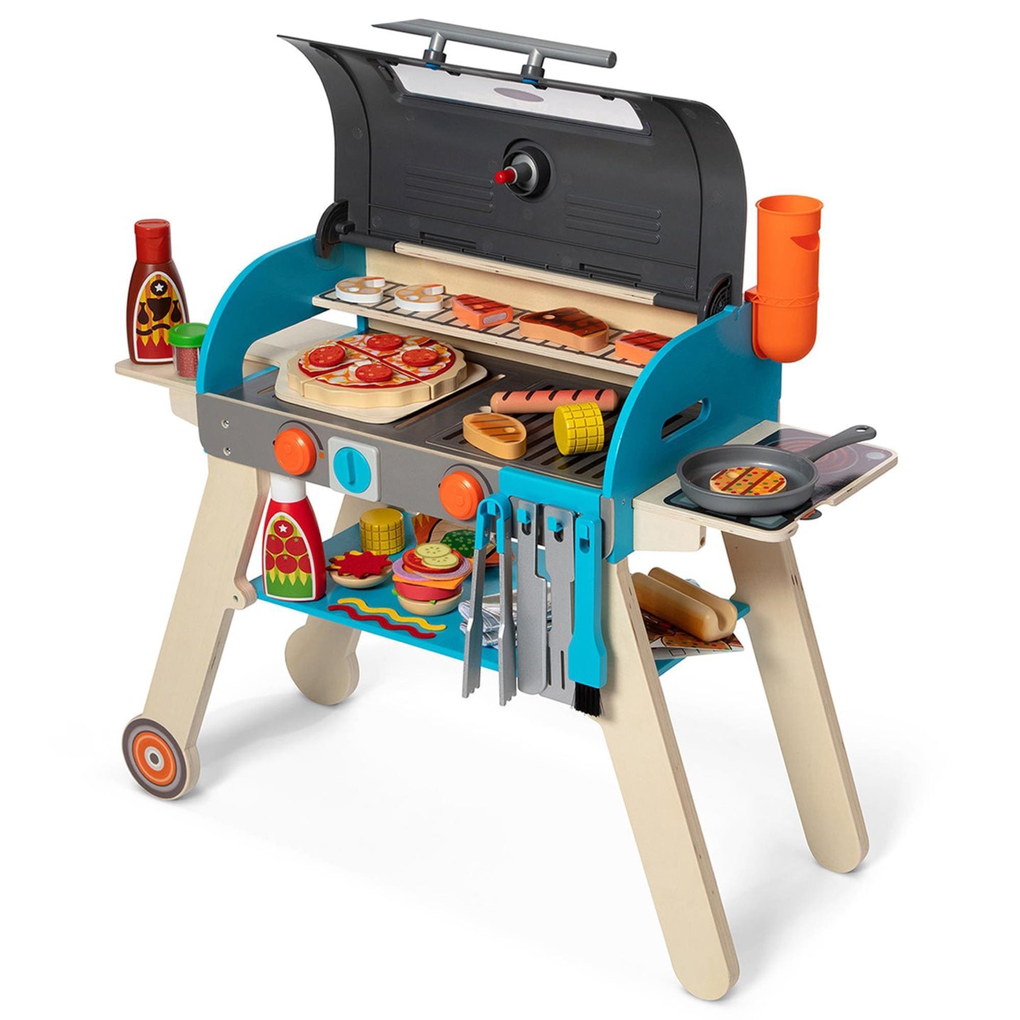 Melissa & Doug Deluxe Grill and Pizza Oven Play Set