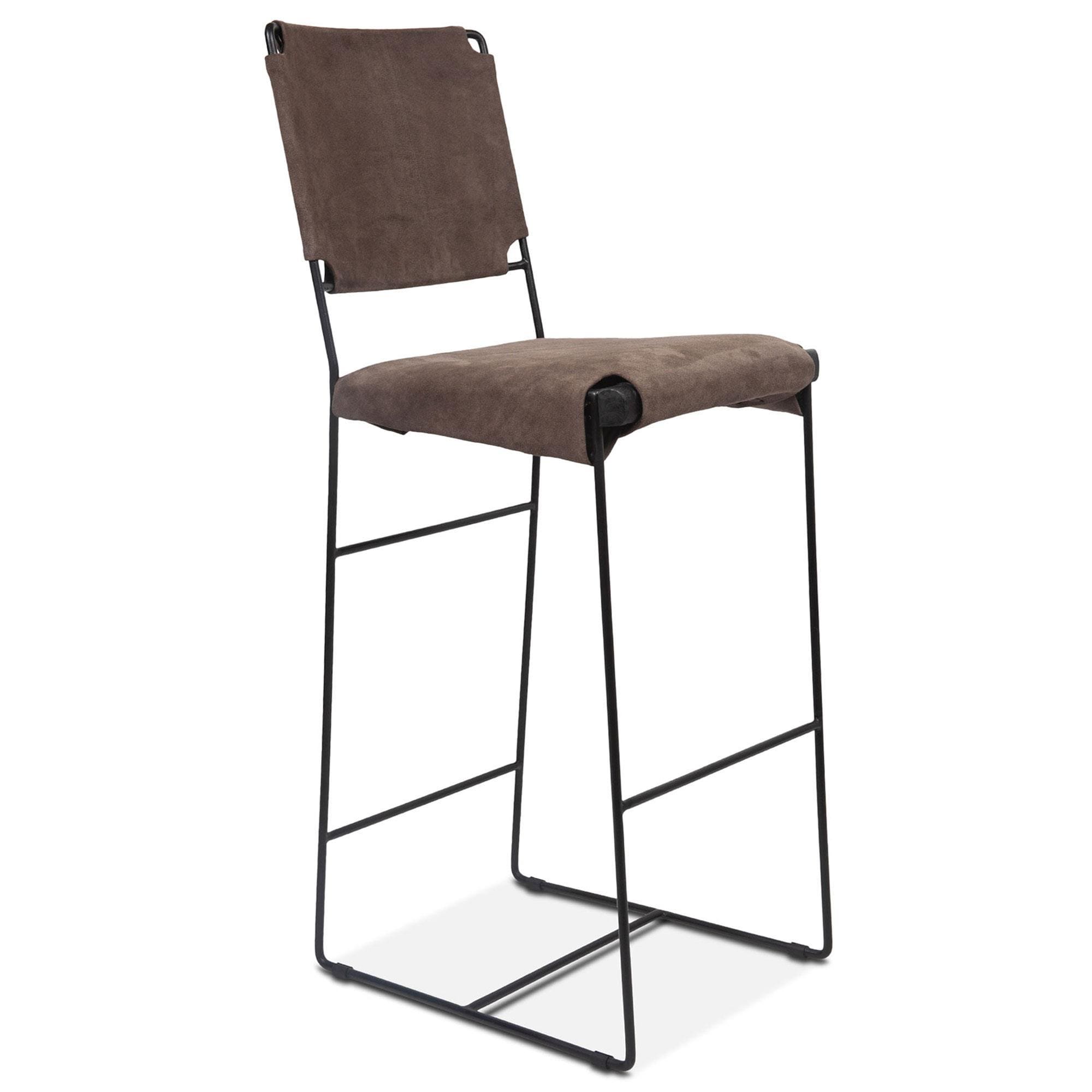 Home Trends & Design New York Bar Stool in Black Nebraska Furniture Mart