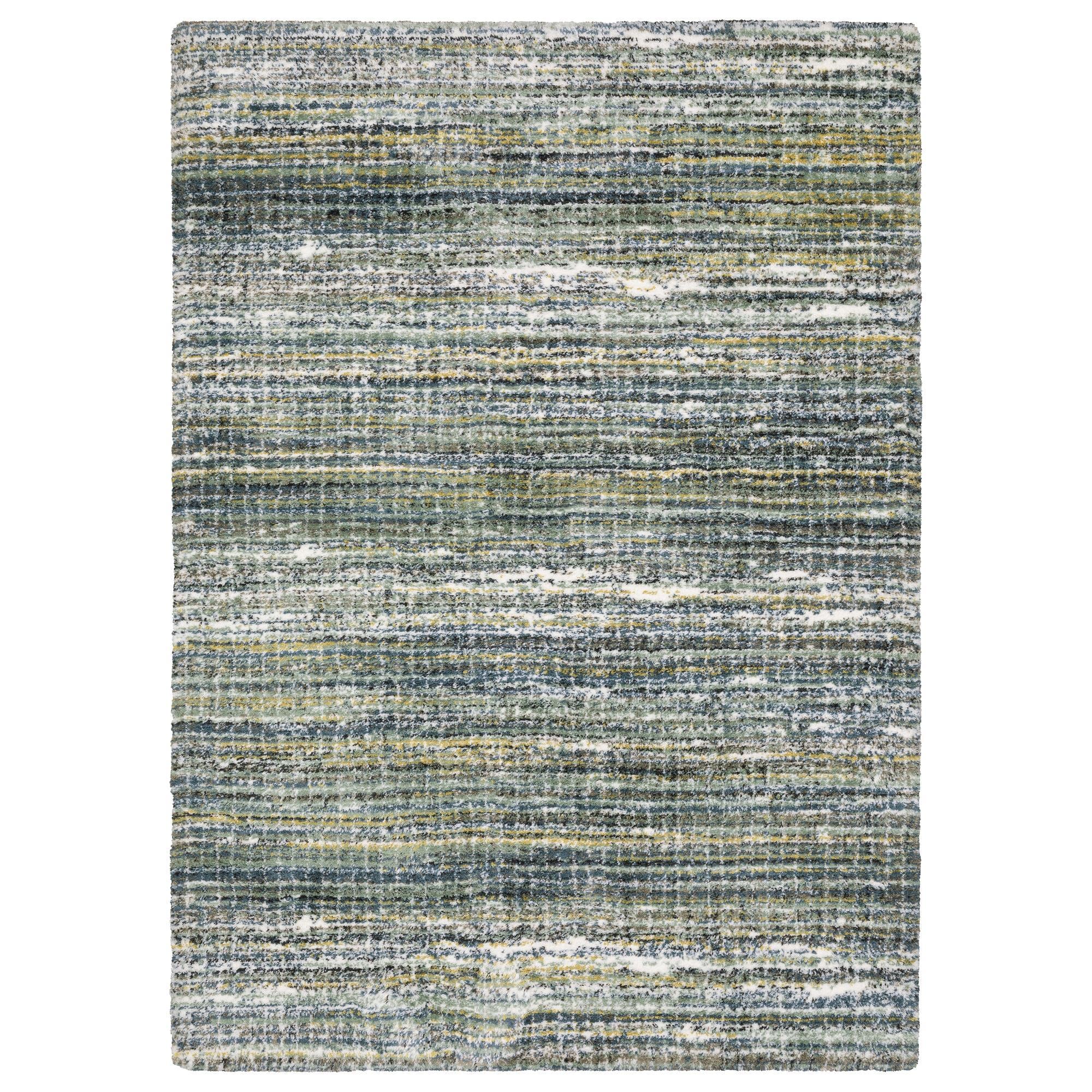 giluページ Oriental Weavers Galileo GAL07 Green and Blue 2' x 3' Area Rug